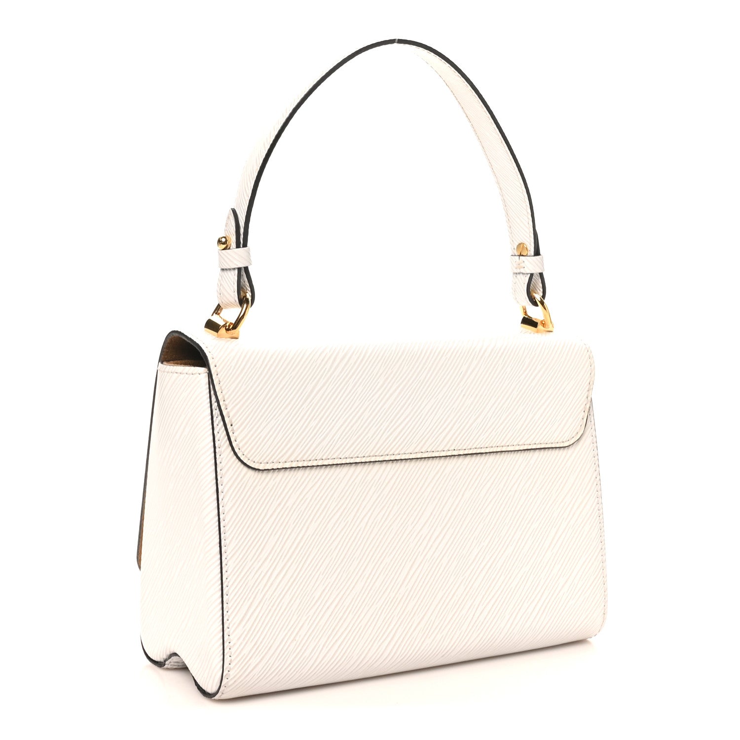 Epi Twist Shoulder Bag MM White