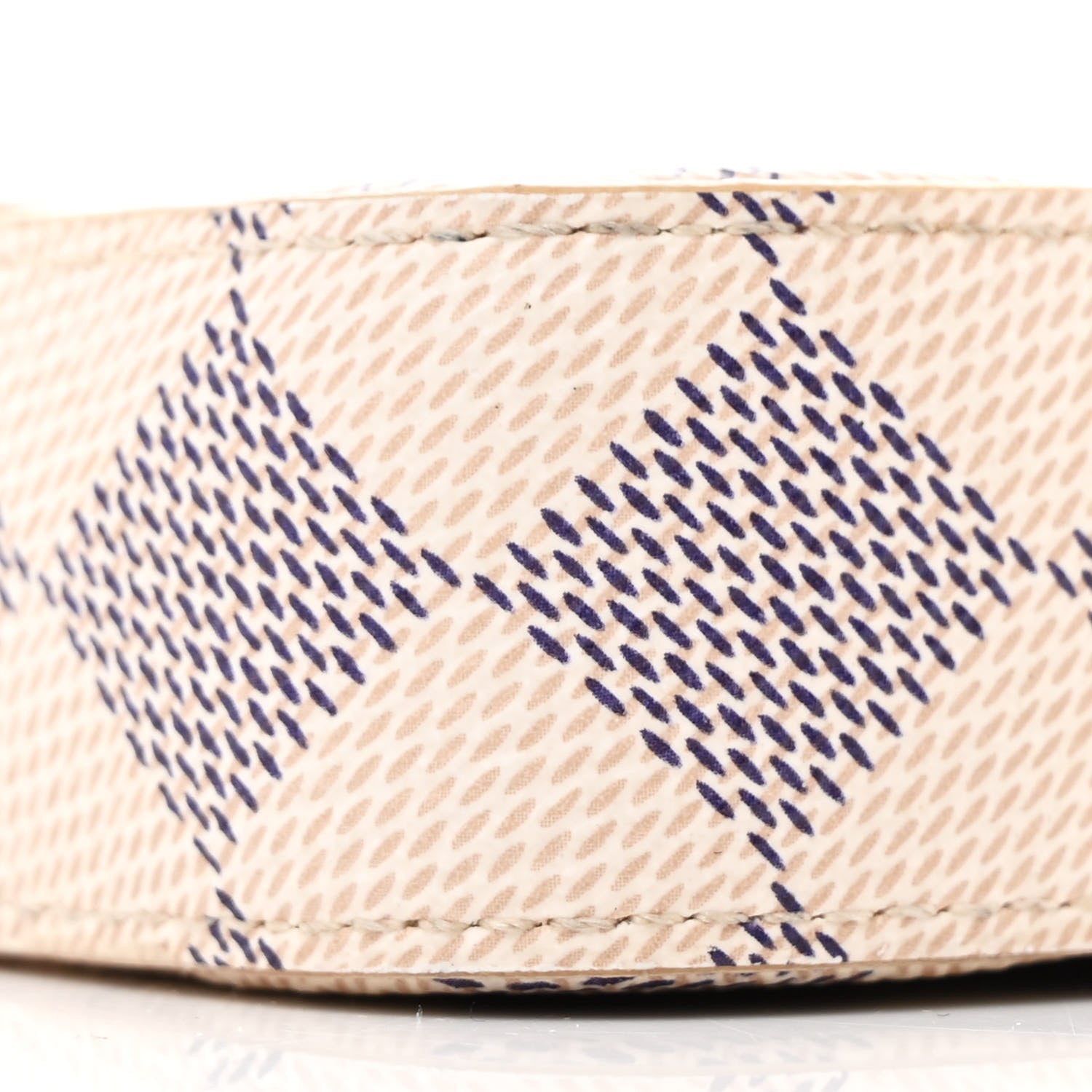 Damier Azur Studded Pochette Felicie Chain Wallet Fuchsia