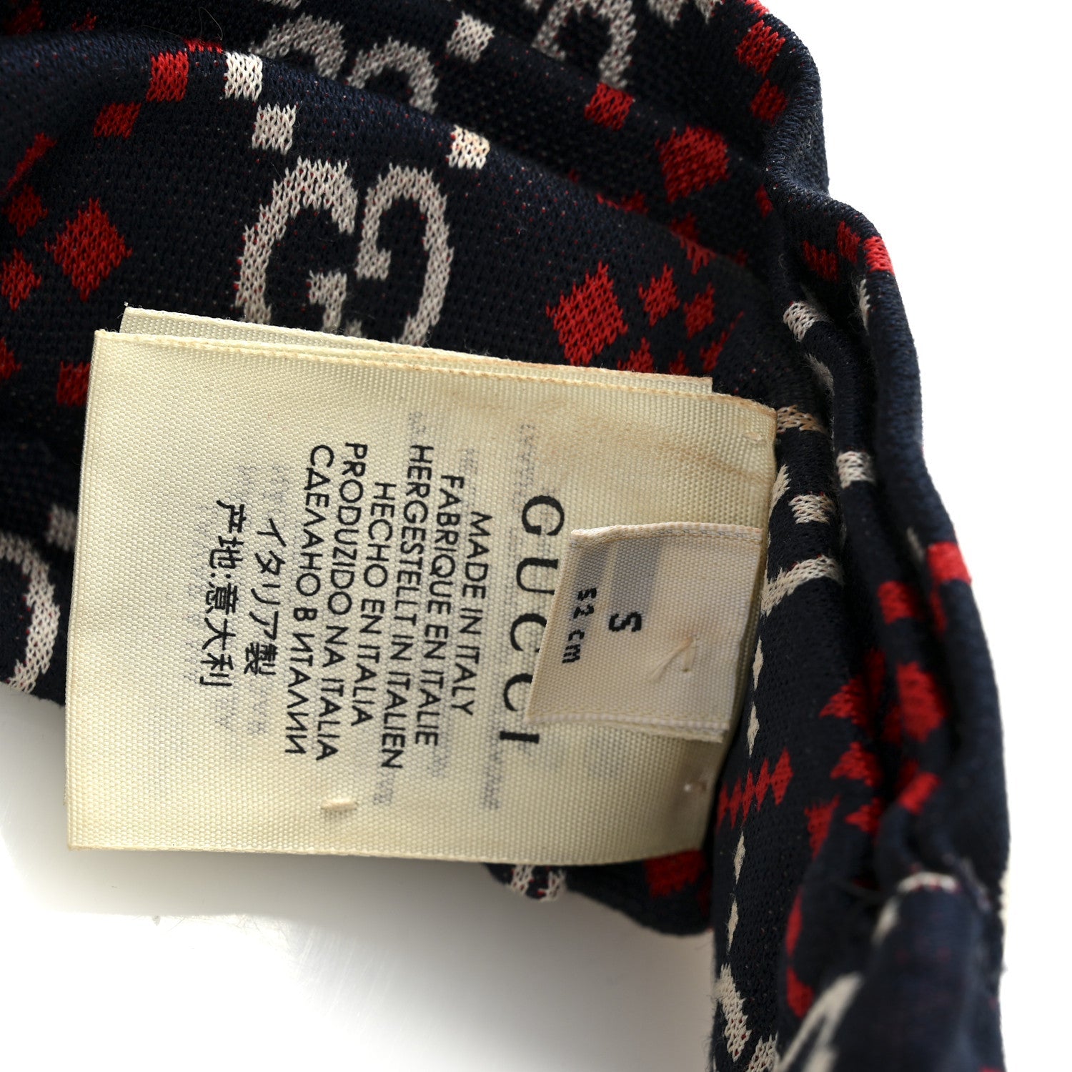Cotton GG Ginny Headband S Blue Red