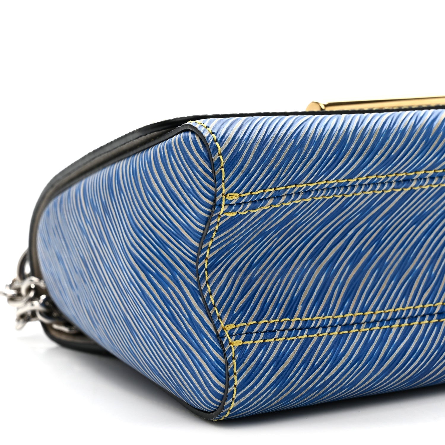 Epi Twist Shoulder Bag PM Denim Light