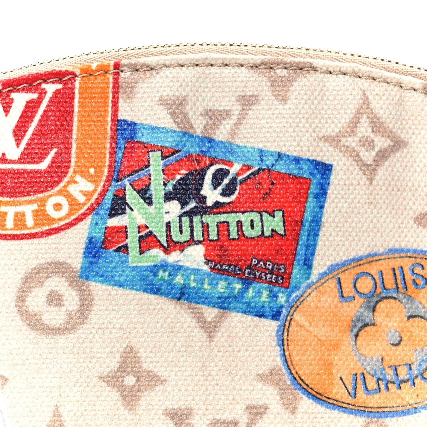 Monogram Flight Mode Cosmetic Pouch Dune