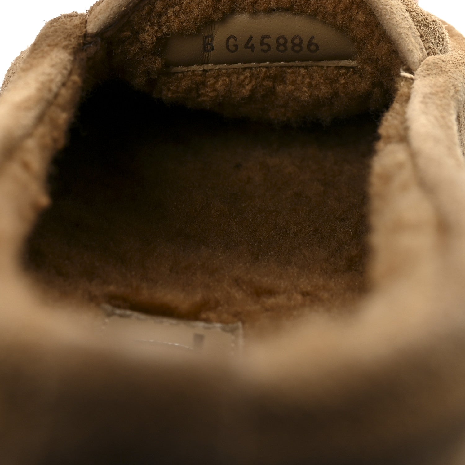 Suede Calfskin CC Loafers 37.5 Dark Beige