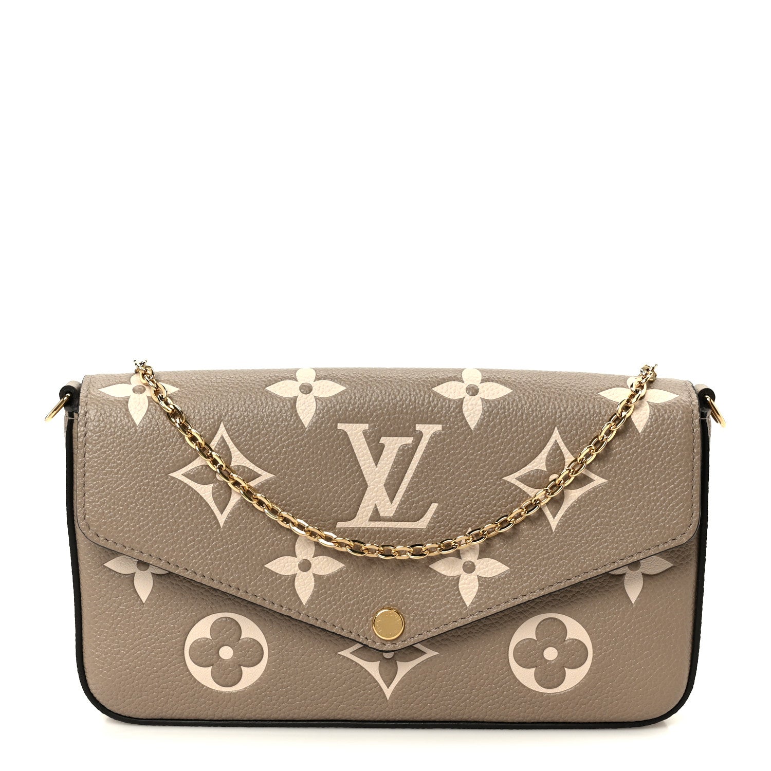 Empreinte Monogram Giant Felicie Pochette Tourterelle Creme