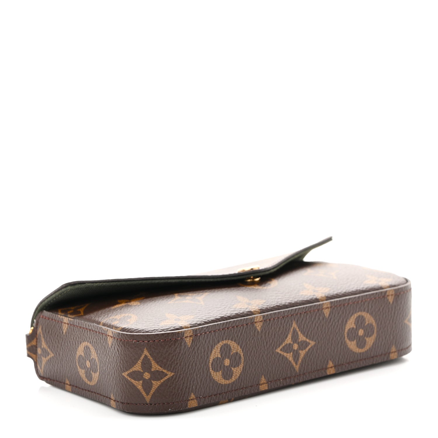 Monogram Felicie Strap & Go Kaki