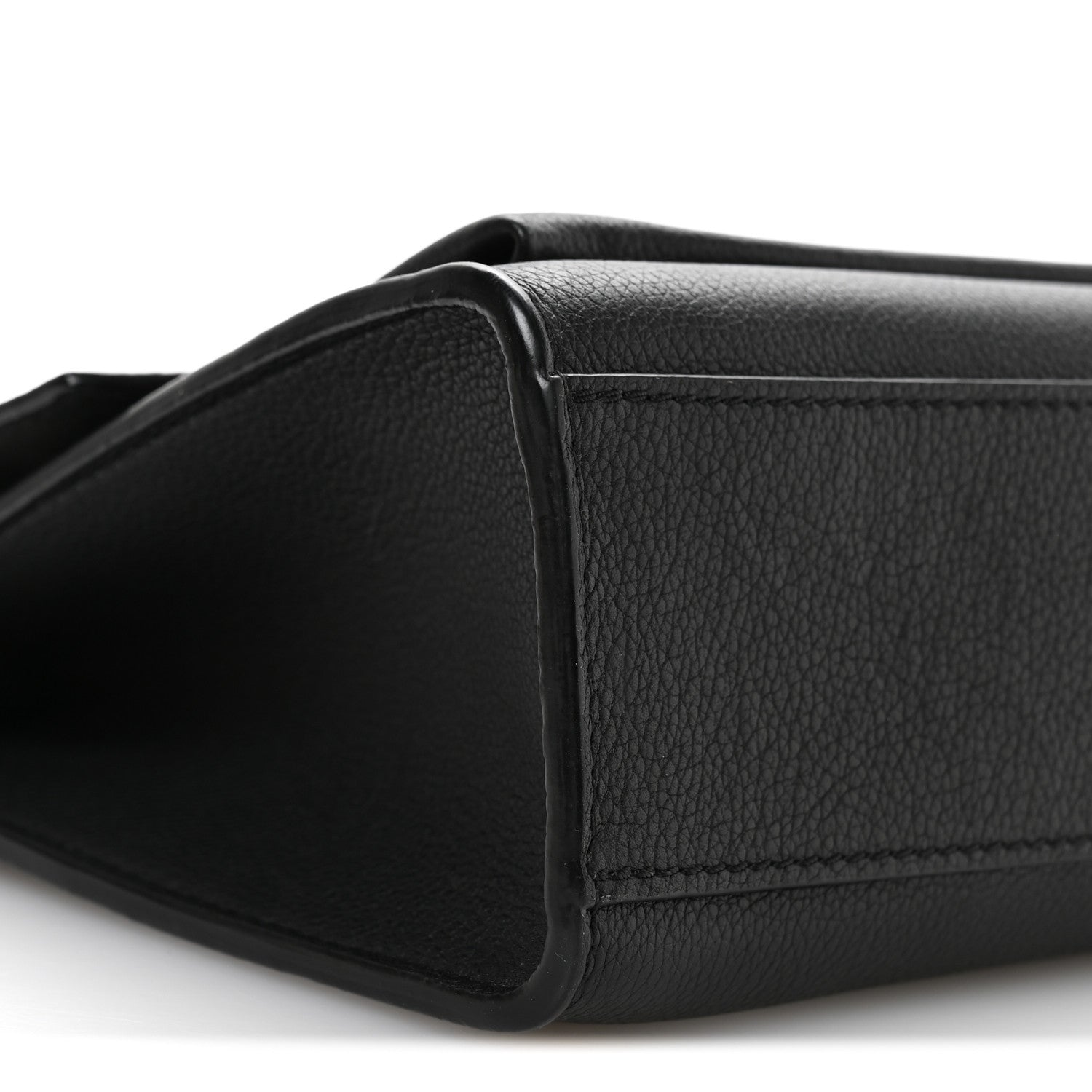 Soft Calfskin My Lockme Chain Bag BB Black