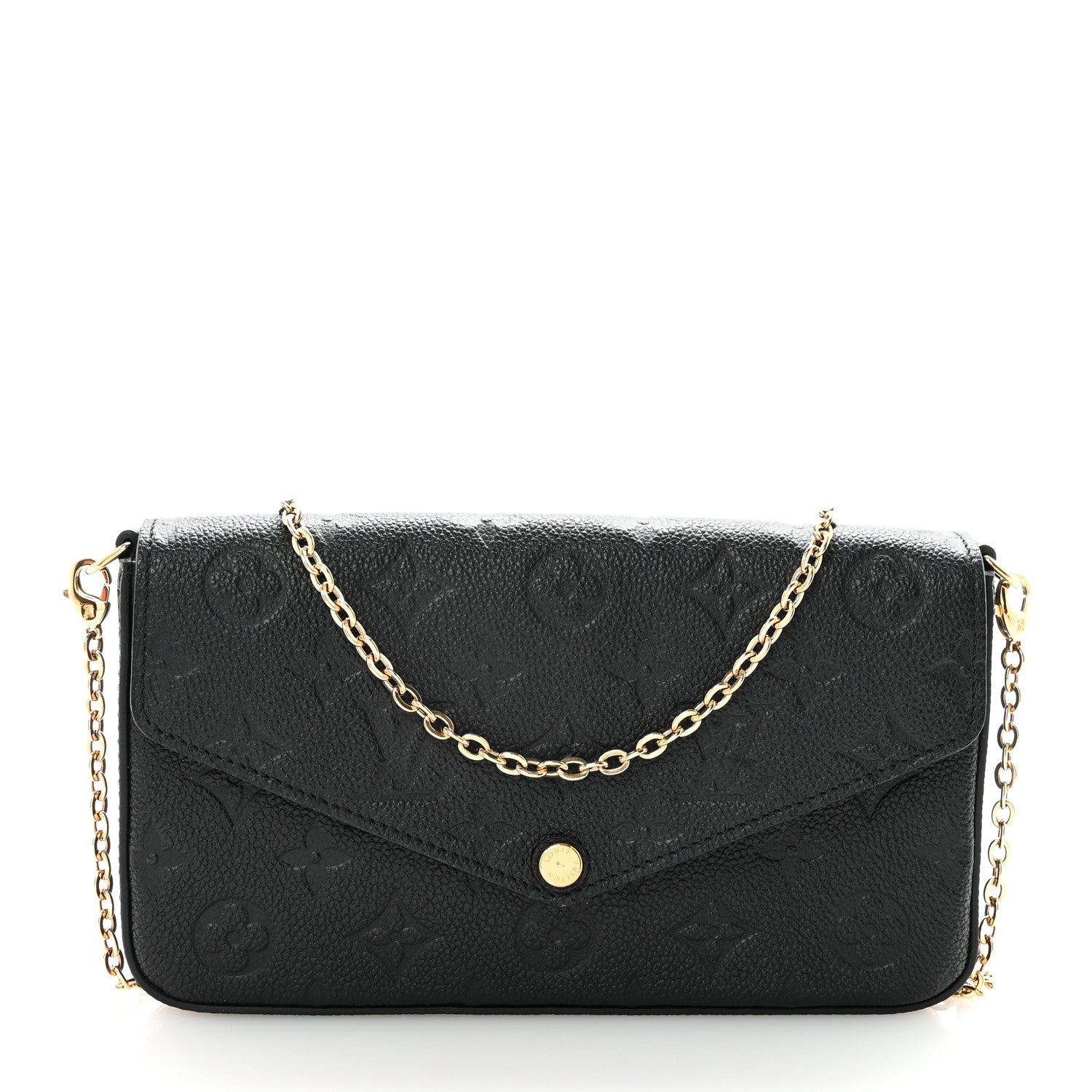 Empreinte Pochette Felicie Chain Wallet Black