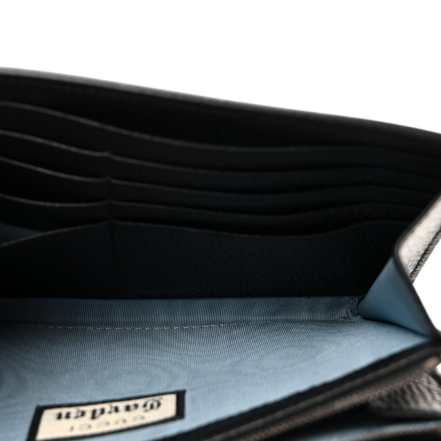 Calfskin Garden Dionysus Chain Wallet Black