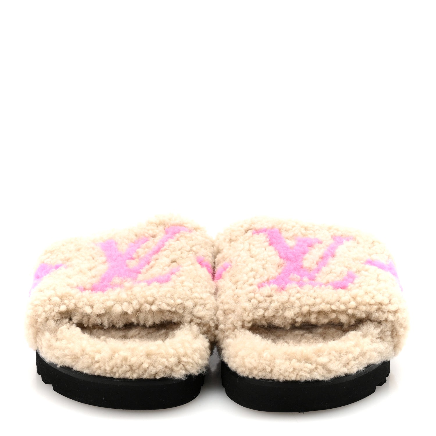 Shearling Paseo Flat Comfort Mule 36 Beige