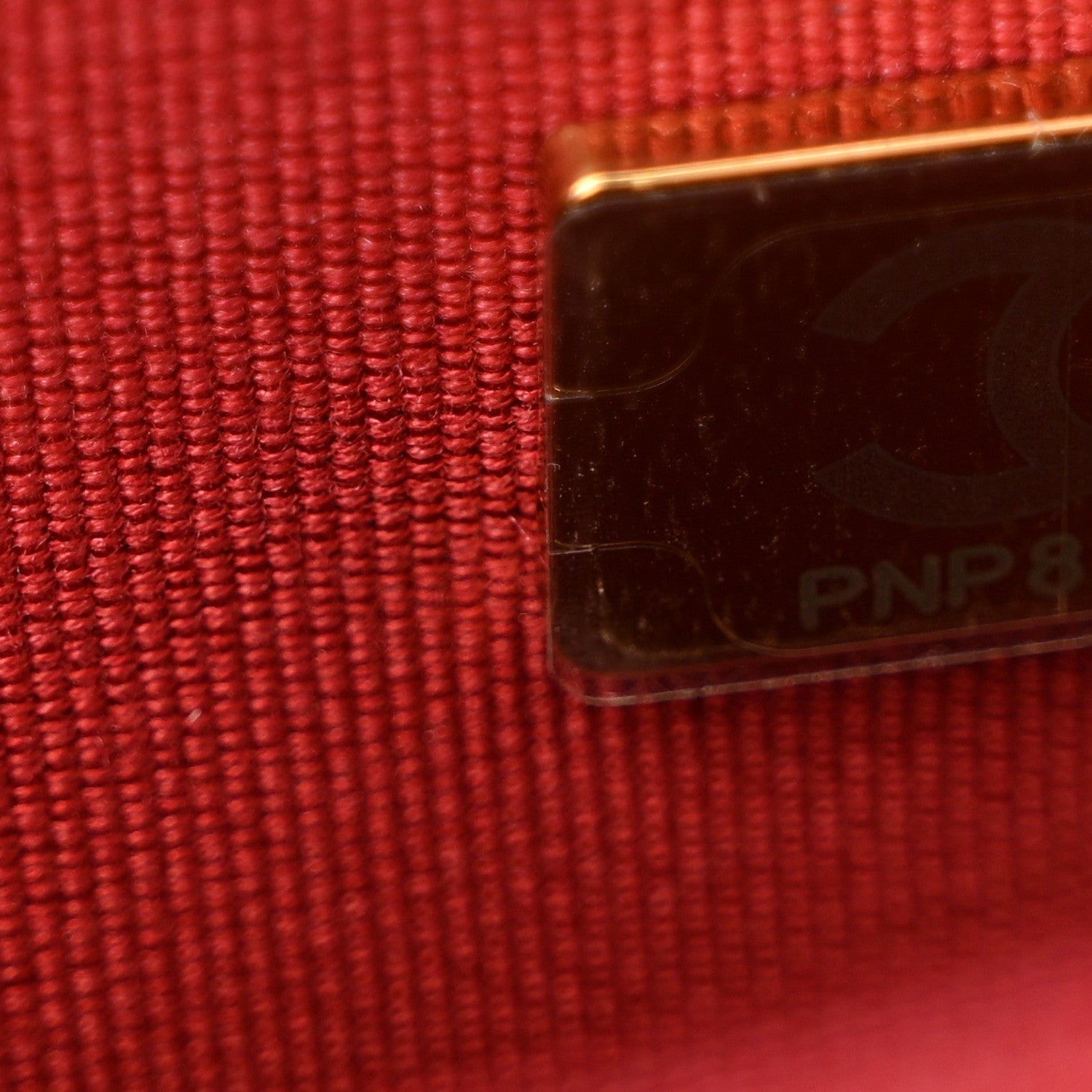 Patent Quilted Chain Around Heart Wallet On Chain WOC Red