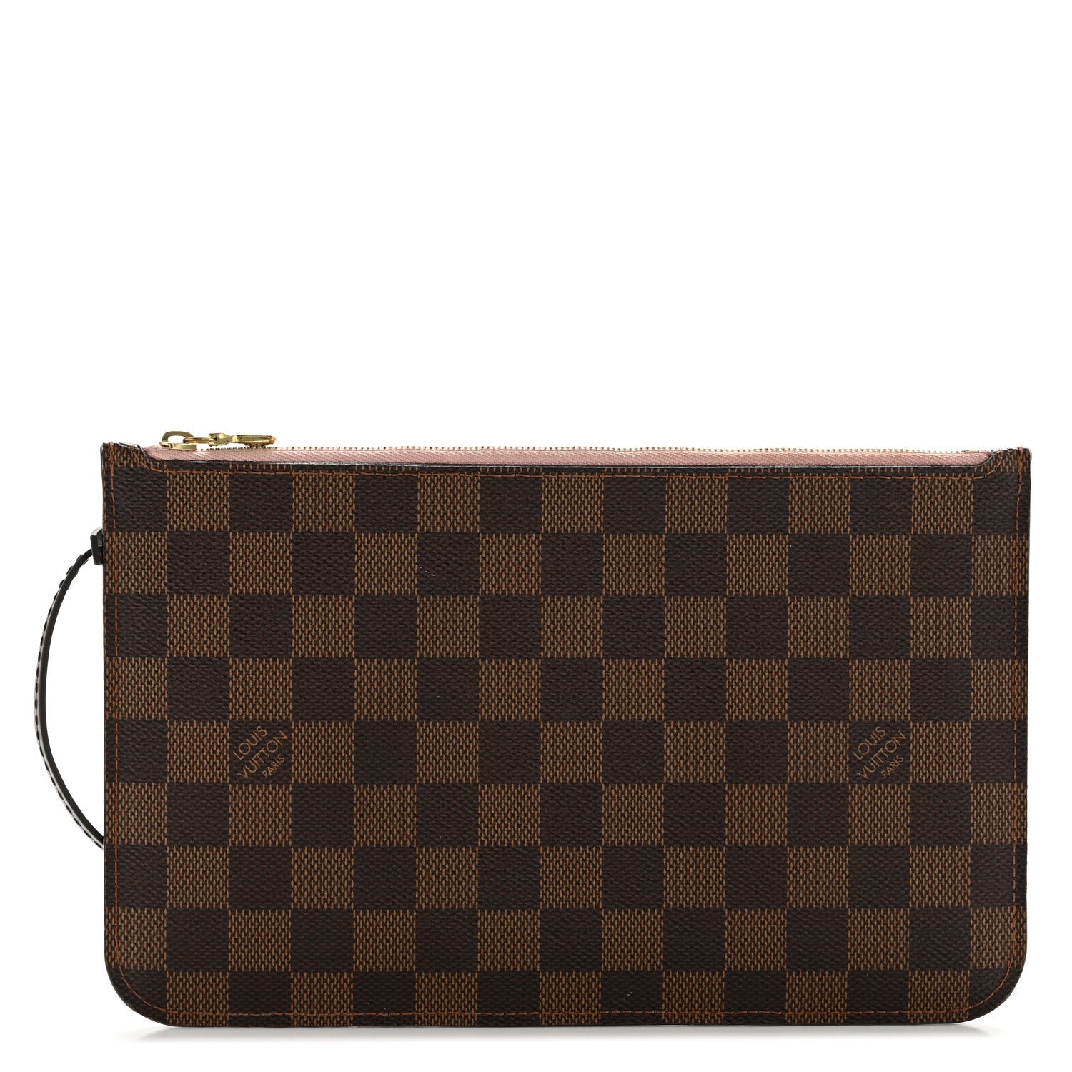 Damier Ebene Neverfull MM GM Pochette Rose Ballerine
