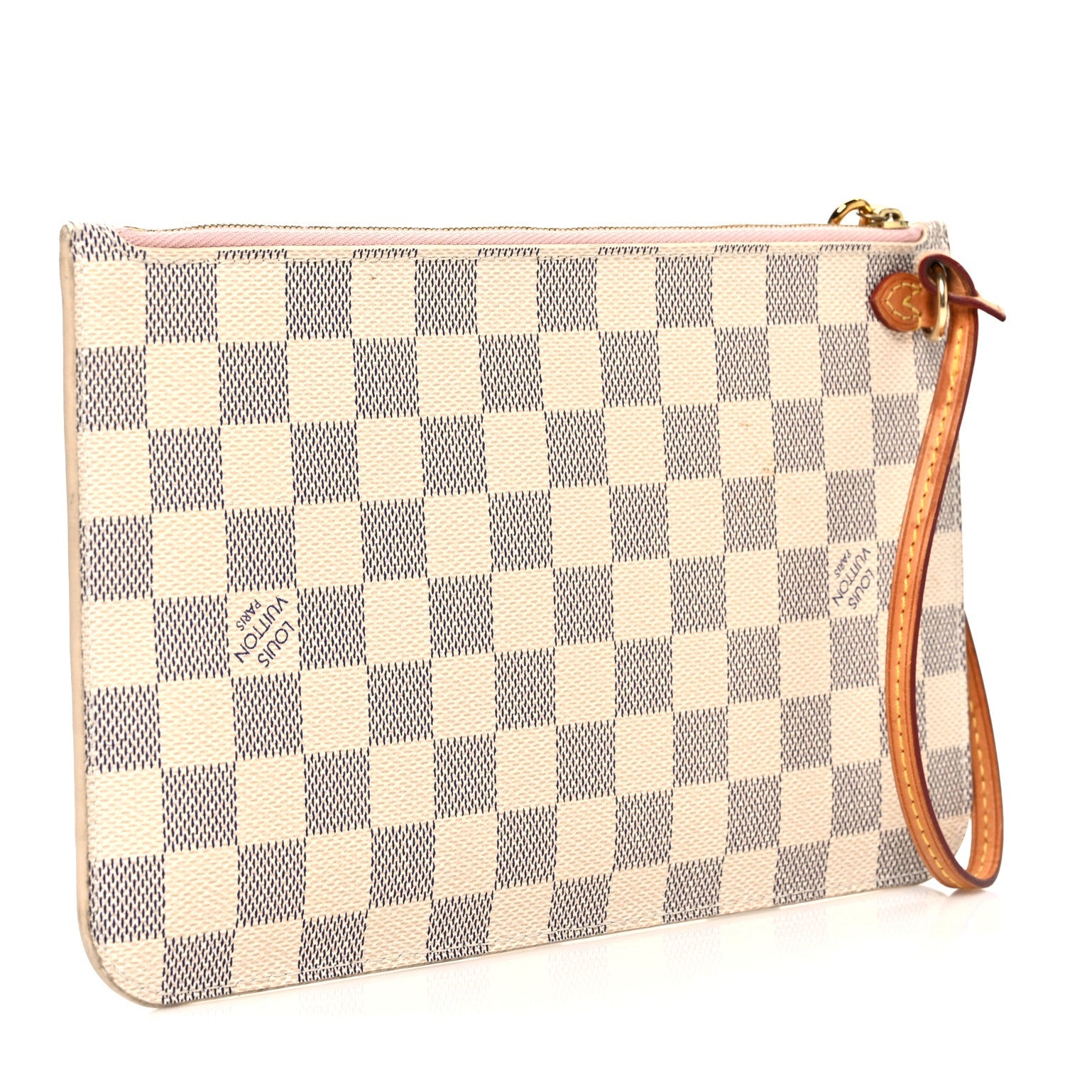 Damier Azur Neverfull MM GM Pochette Rose Ballerine