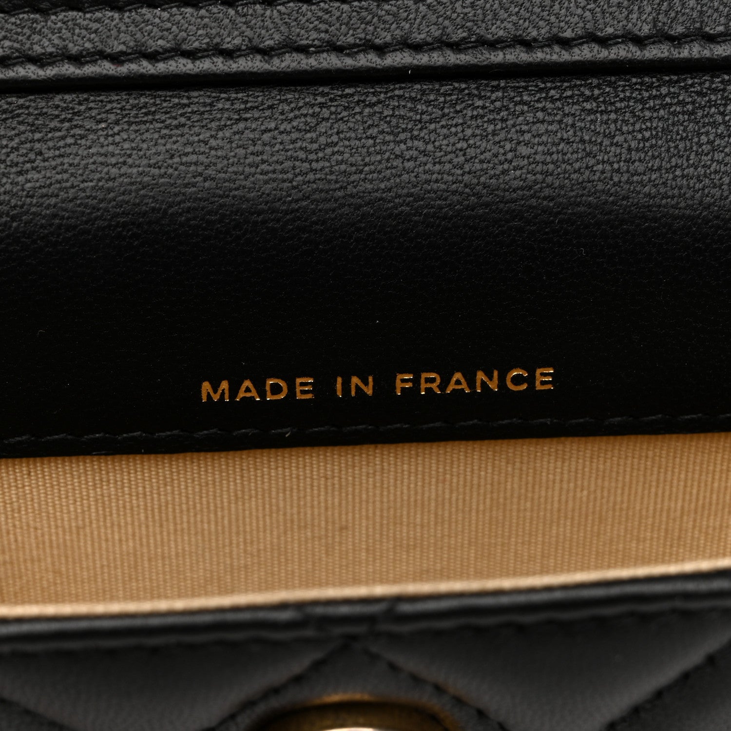 Lambskin Quilted Pearl Crush Clutch With Chain Black