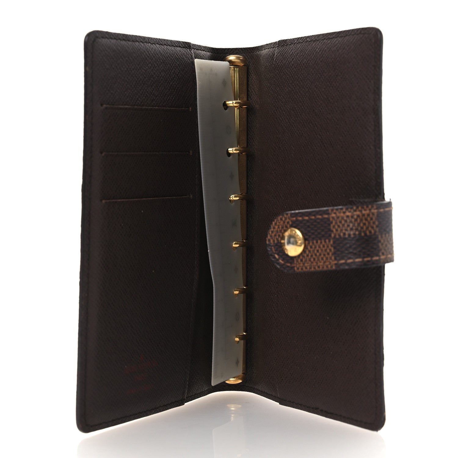 Damier Ebene Small Ring Agenda Cover