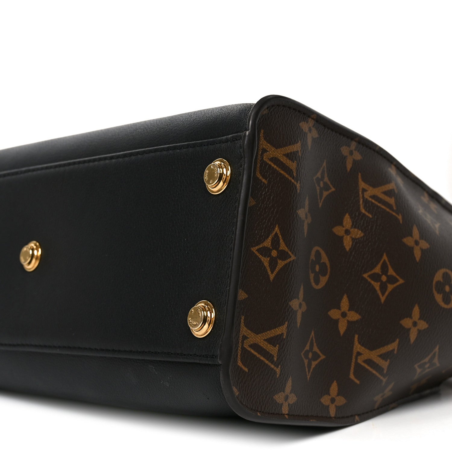 Calfskin Monogram On My Side MM Black