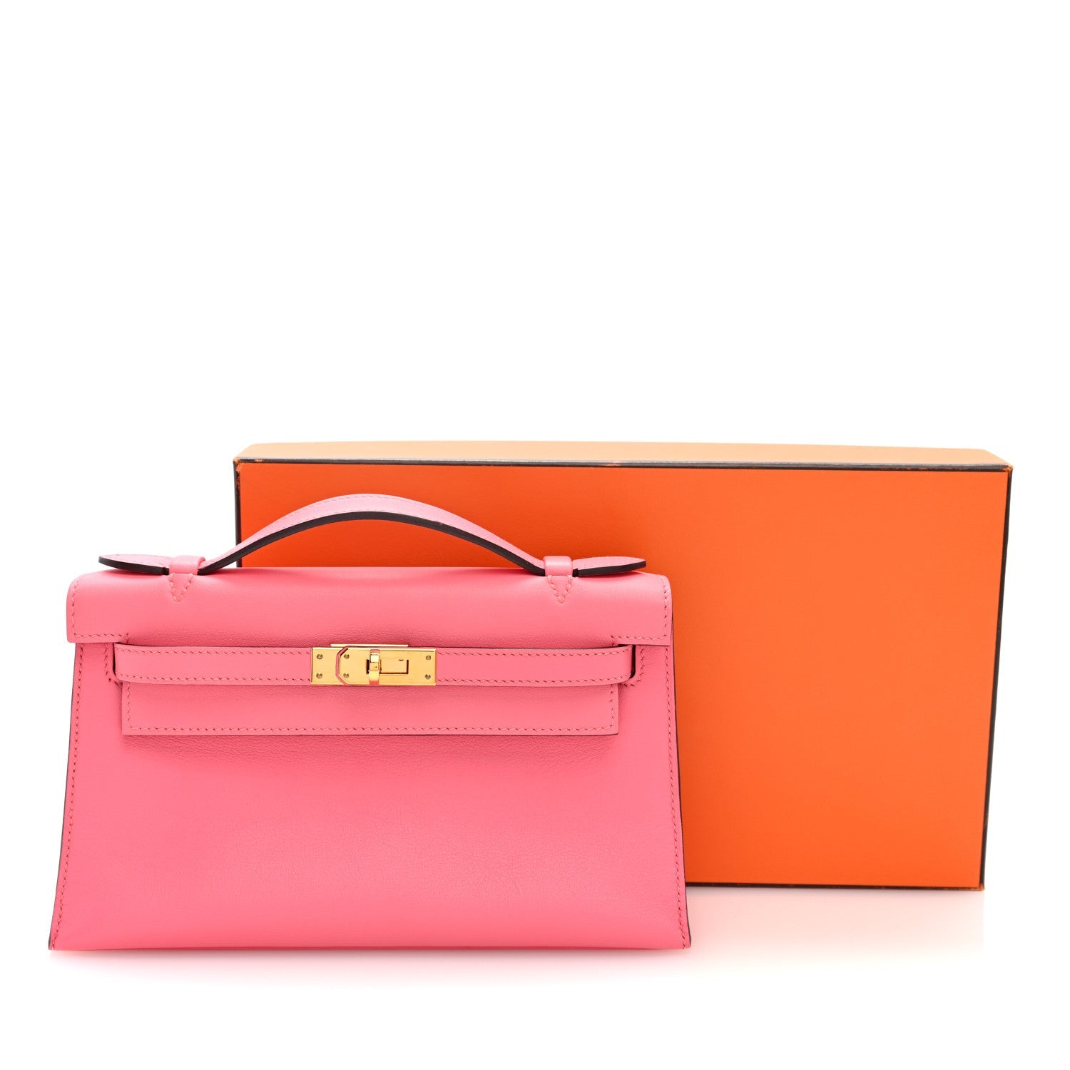 Swift Kelly Pochette Clutch Rose Azalee