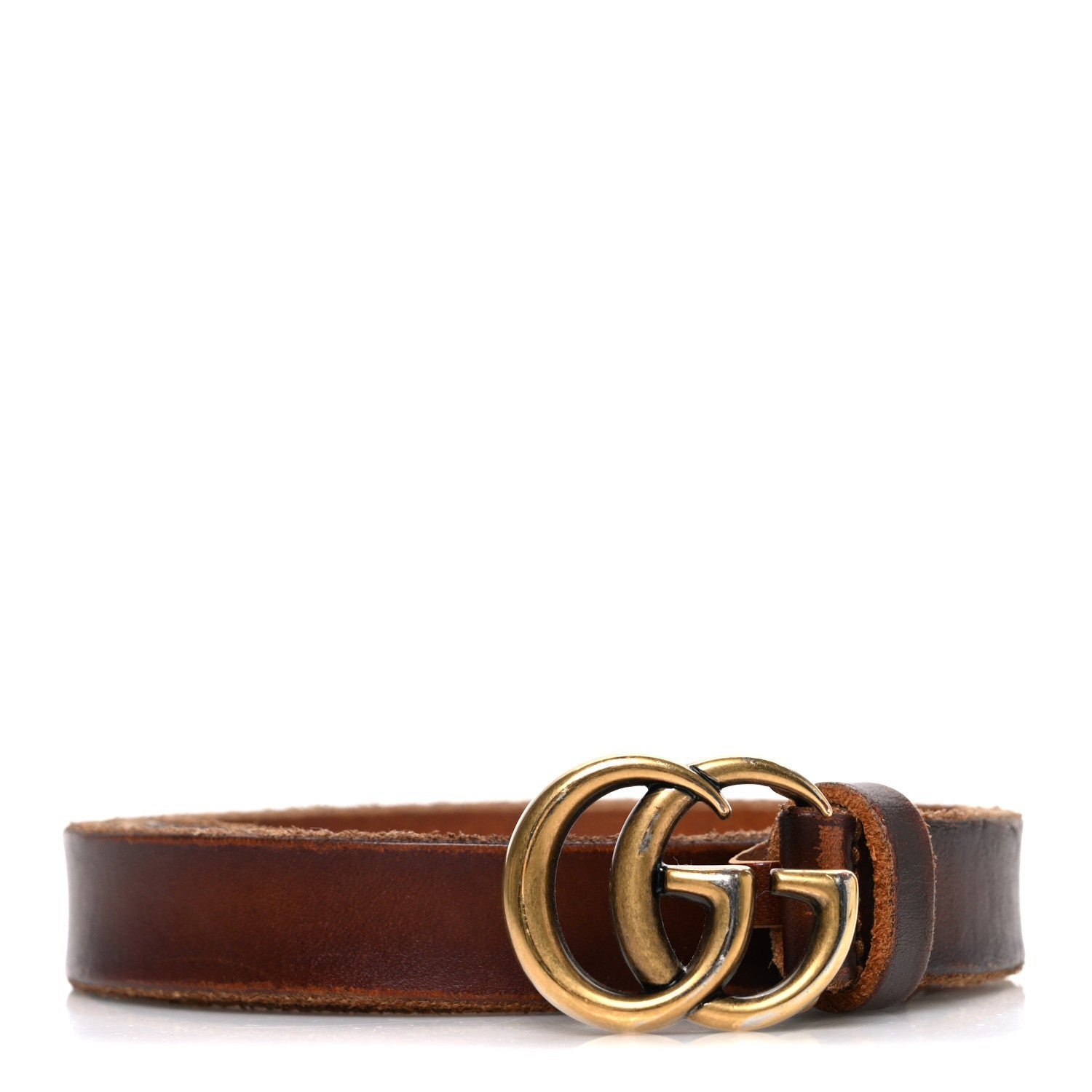 Faded Calfskin Double G 20mm Belt 80 32 Cuir