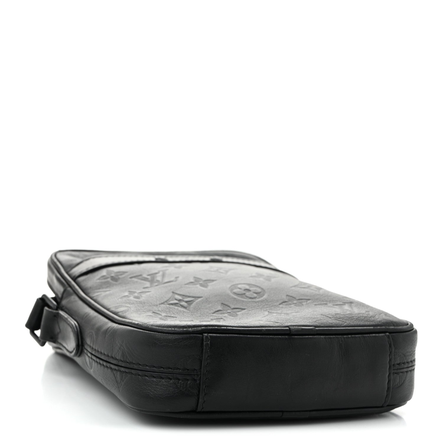 Calfskin Monogram Shadow Danube PM Black