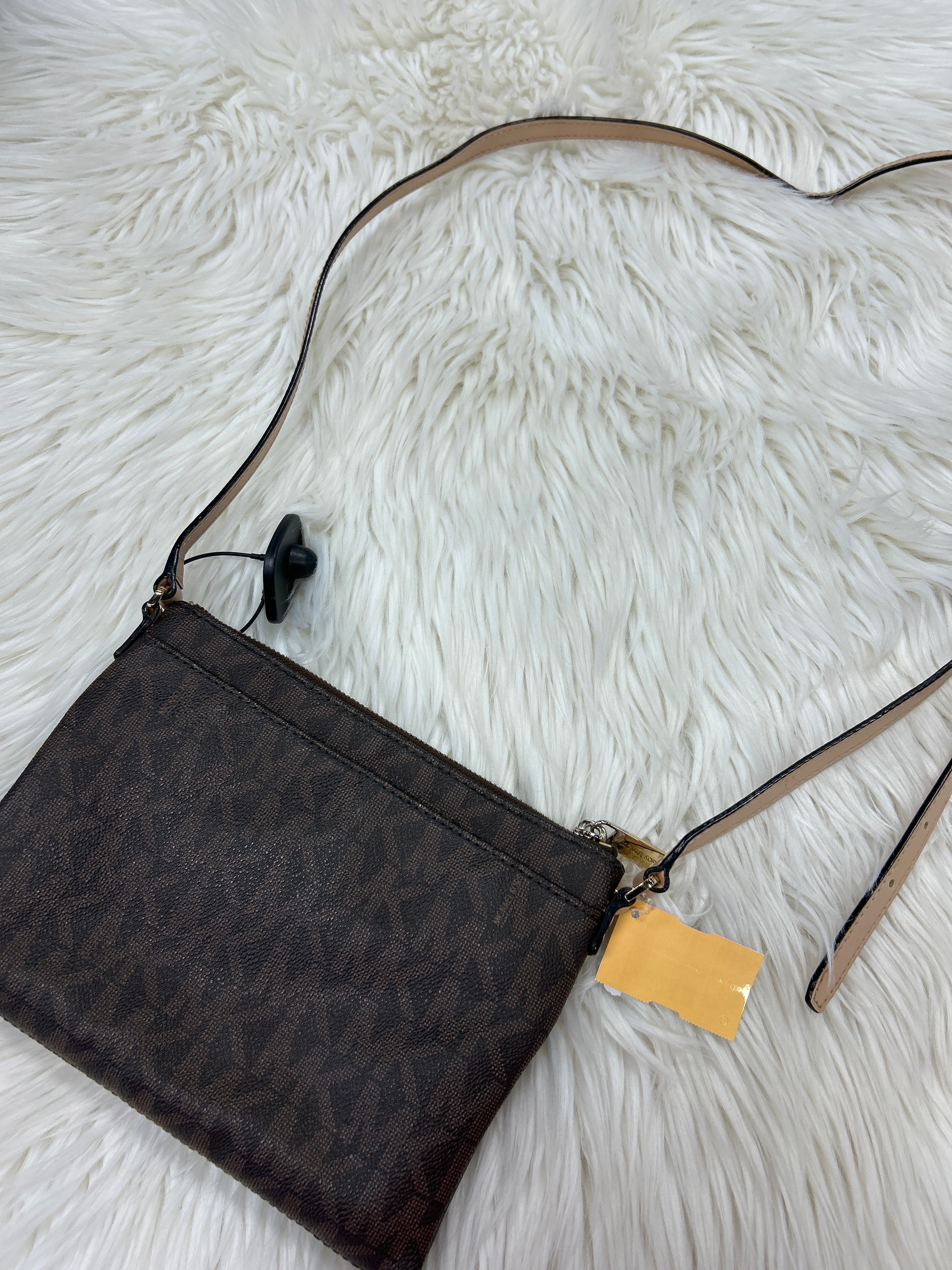 Crossbody Designer By Michael Kors In Brown, Size:Medium