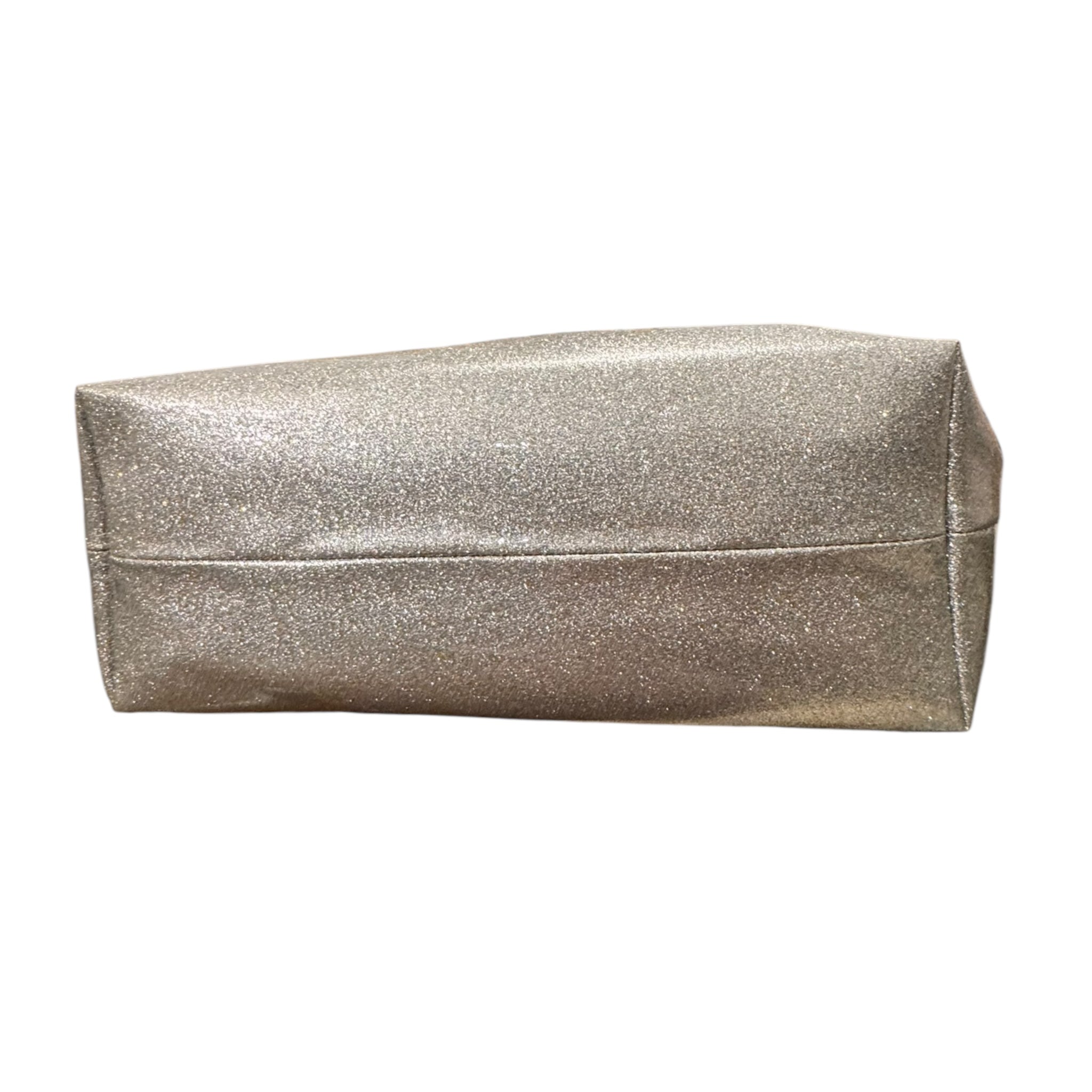 Handbag Designer By Kate Spade In Silver, Size:Large