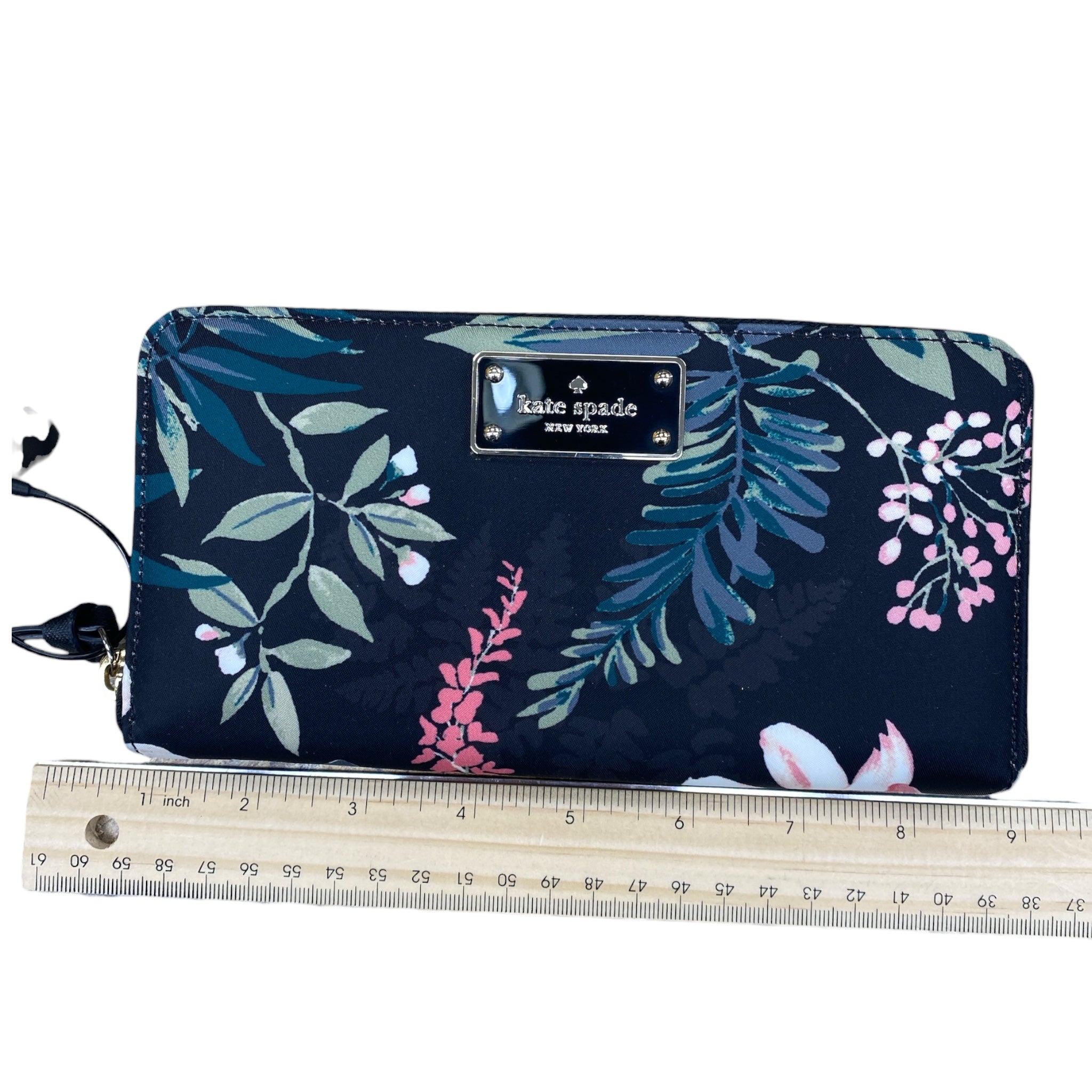 Wallet Designer By Kate Spade In Floral Print, Size:Large