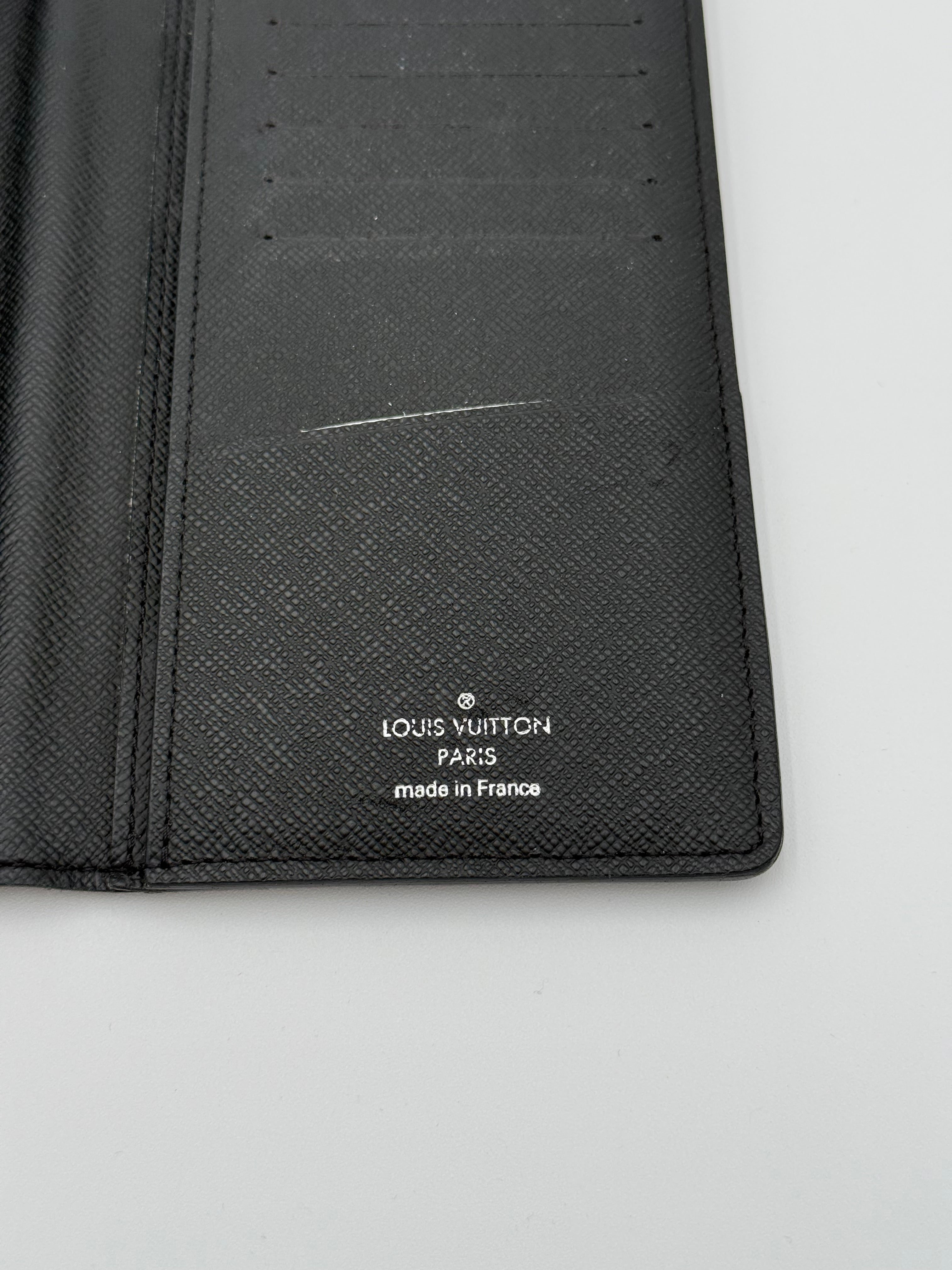 Wallet Luxury Designer By Louis Vuitton In Black & Grey, Size:Large
