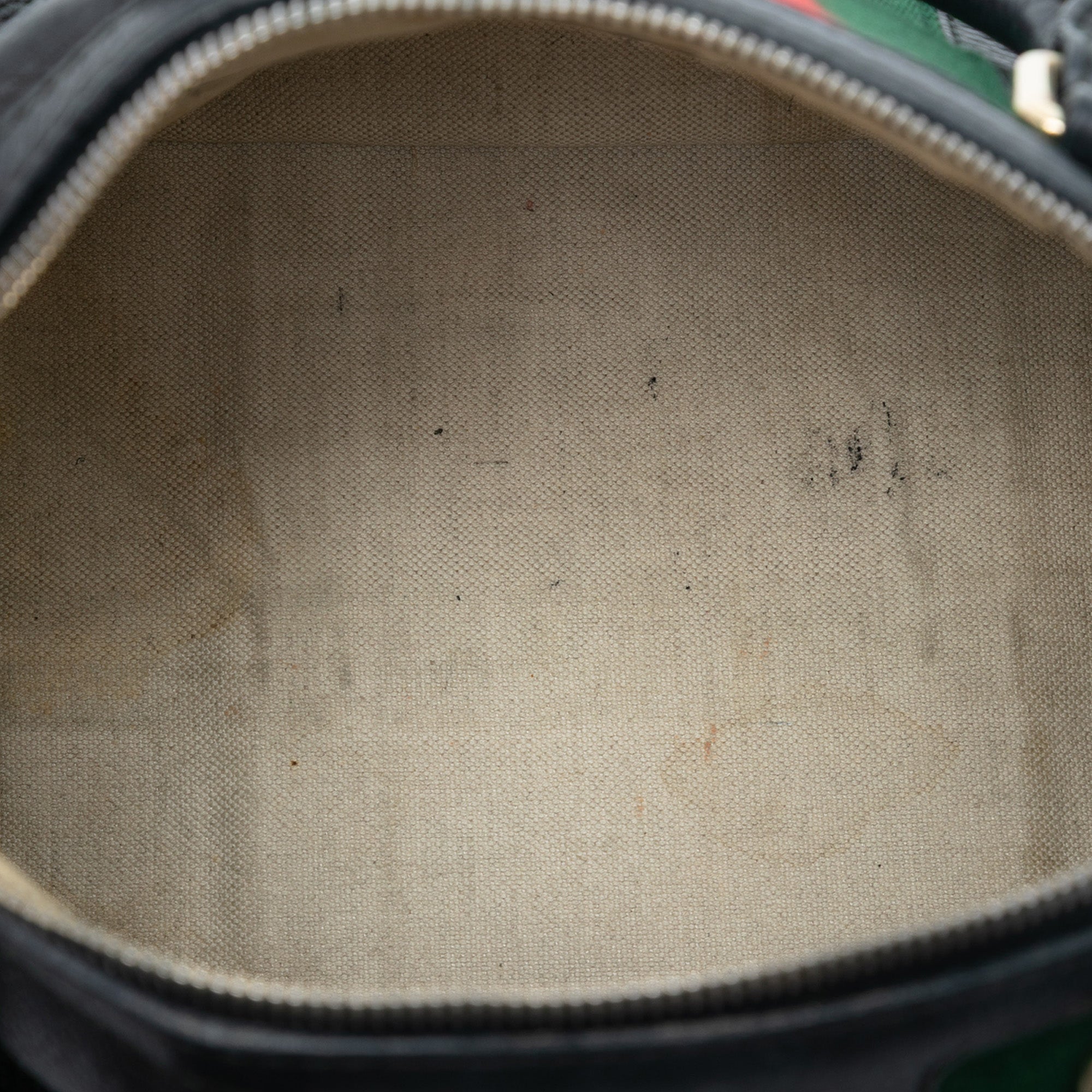 Vintage Web Boston Bag Leather Medium