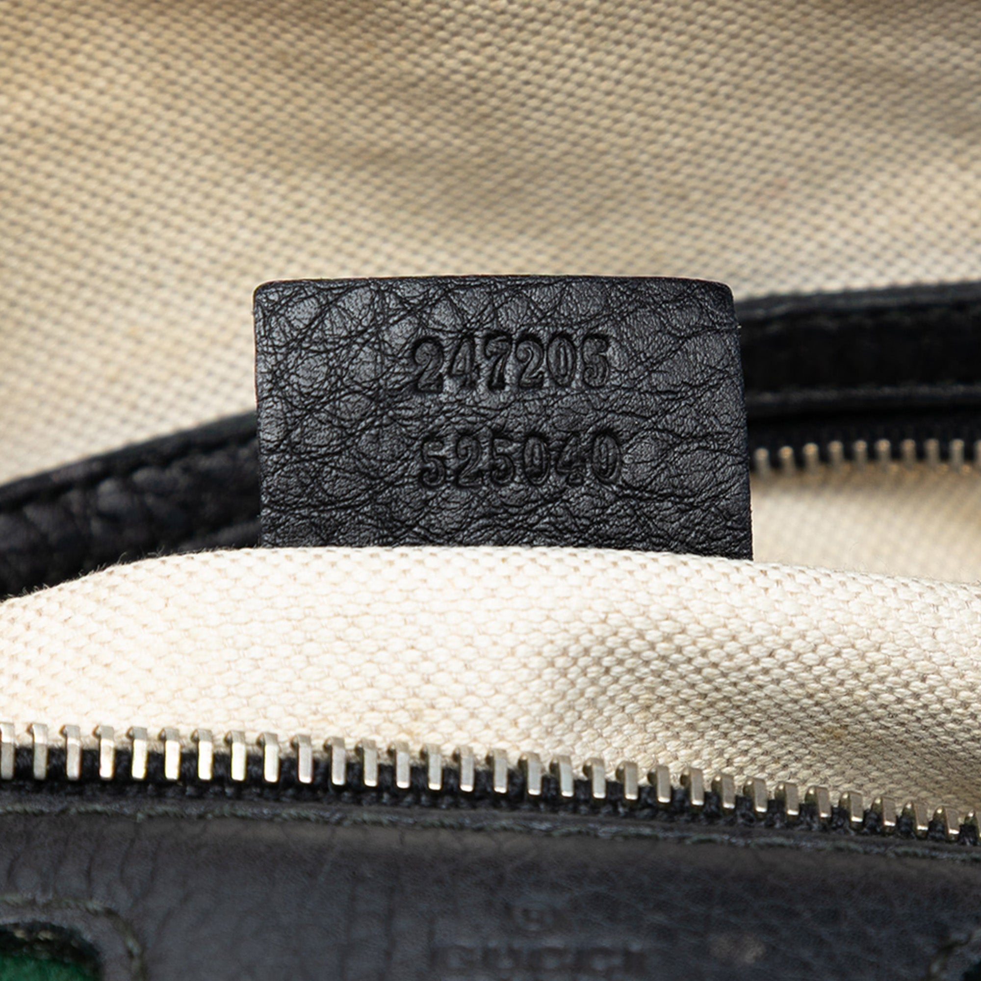 Vintage Web Boston Bag Leather Medium