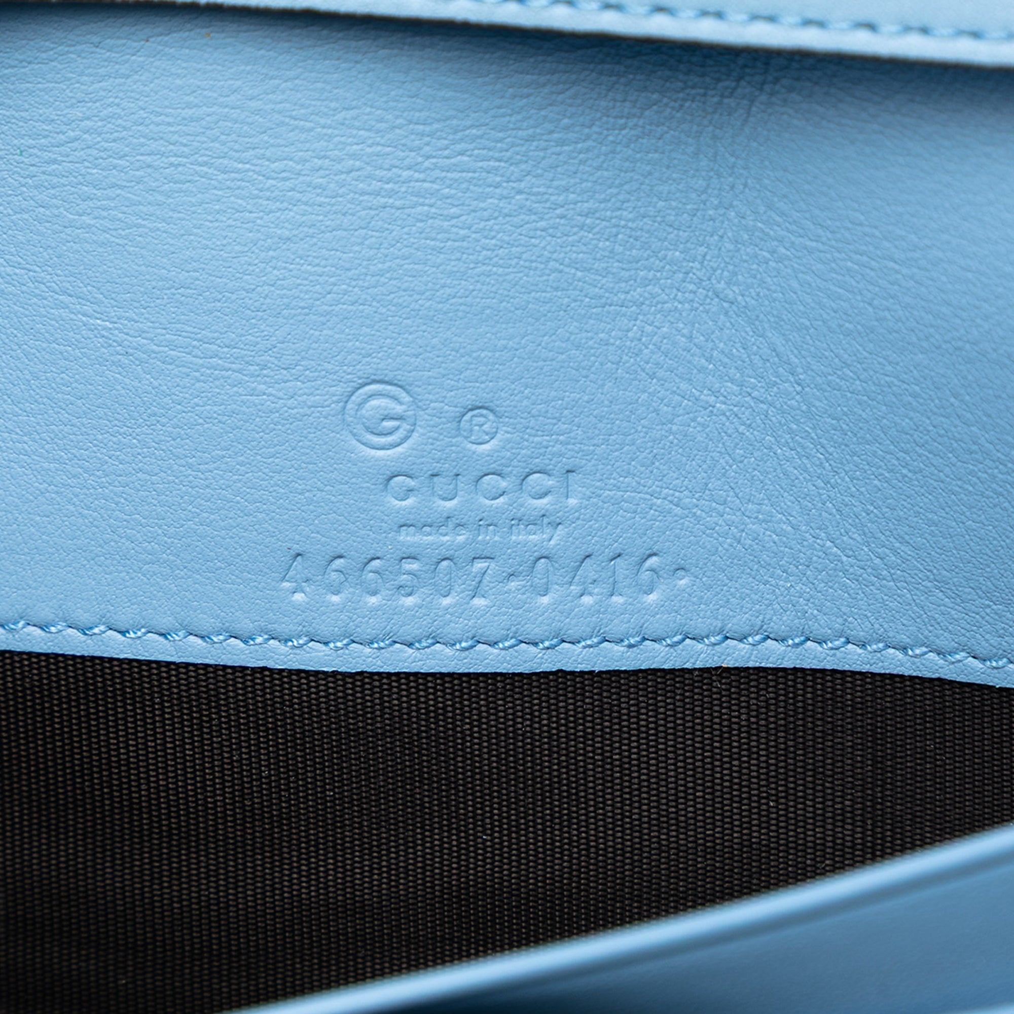 Wallet on Strap Microguccissima Leather