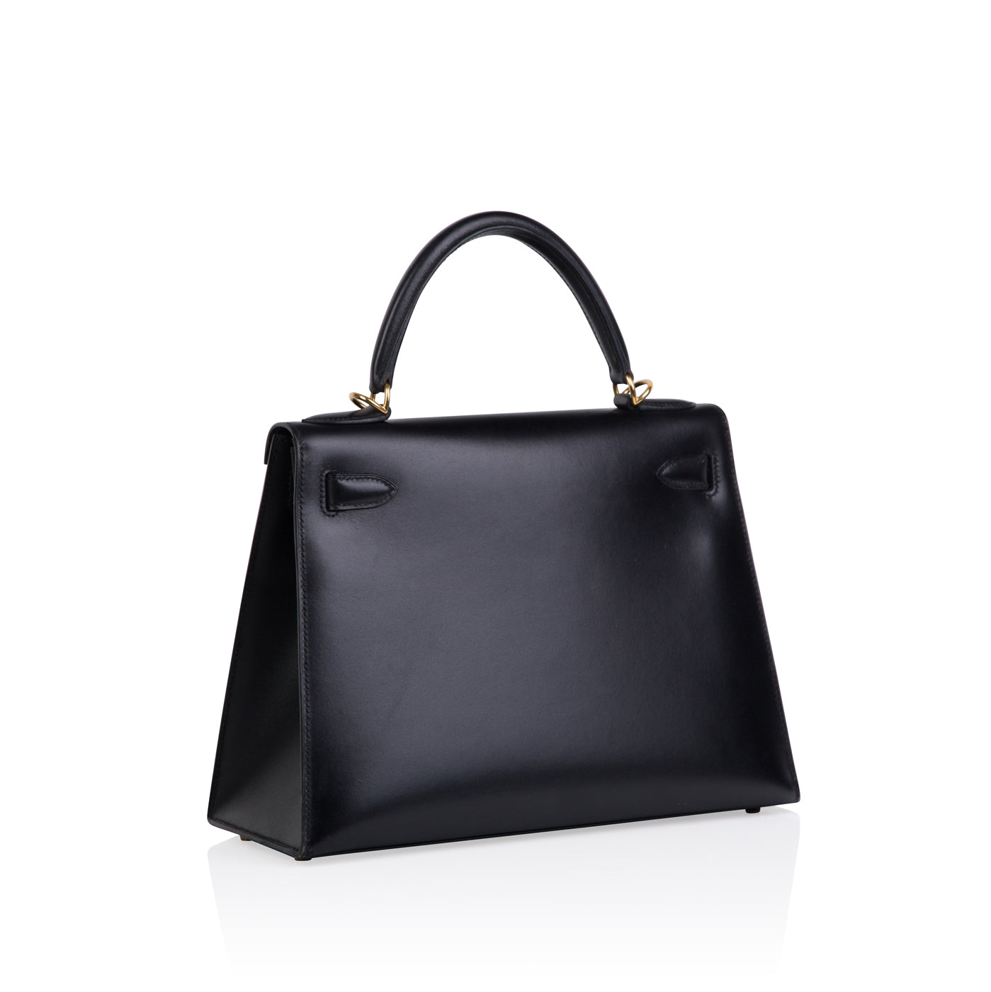 Kelly 28 - Vintage Black Box Calf