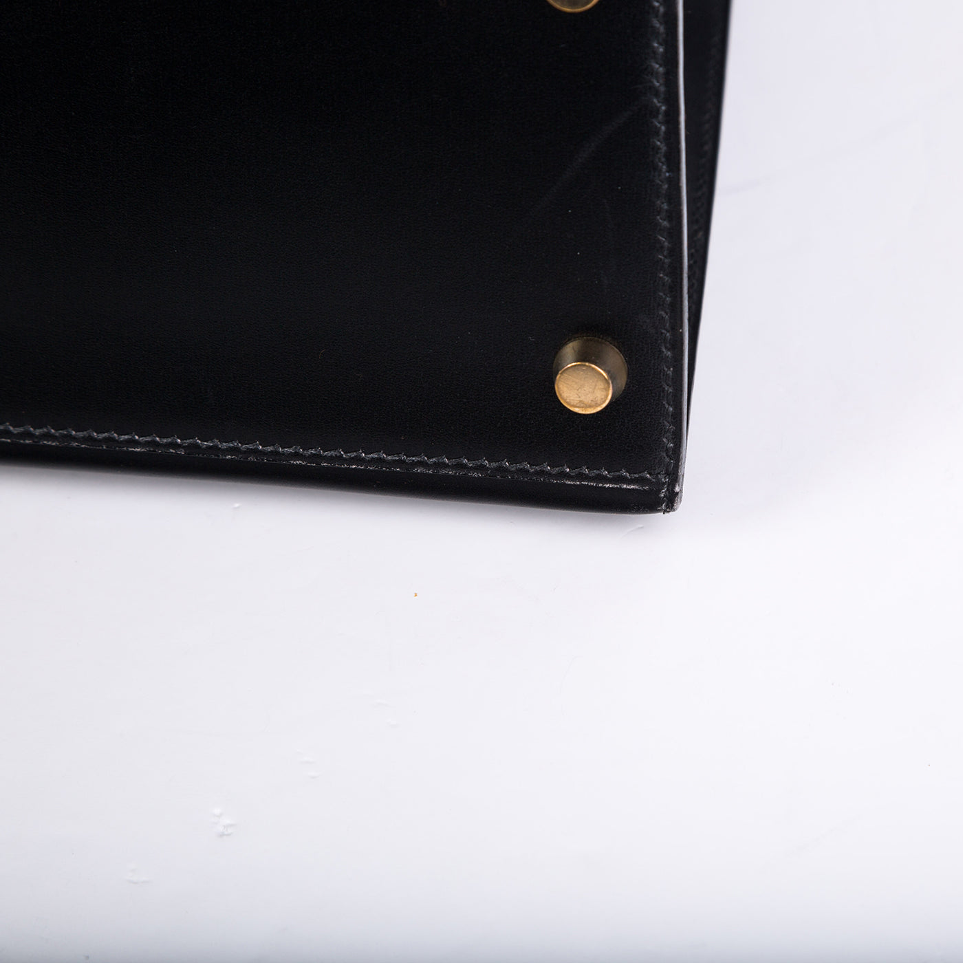 Kelly 28 - Vintage Black Box Calf
