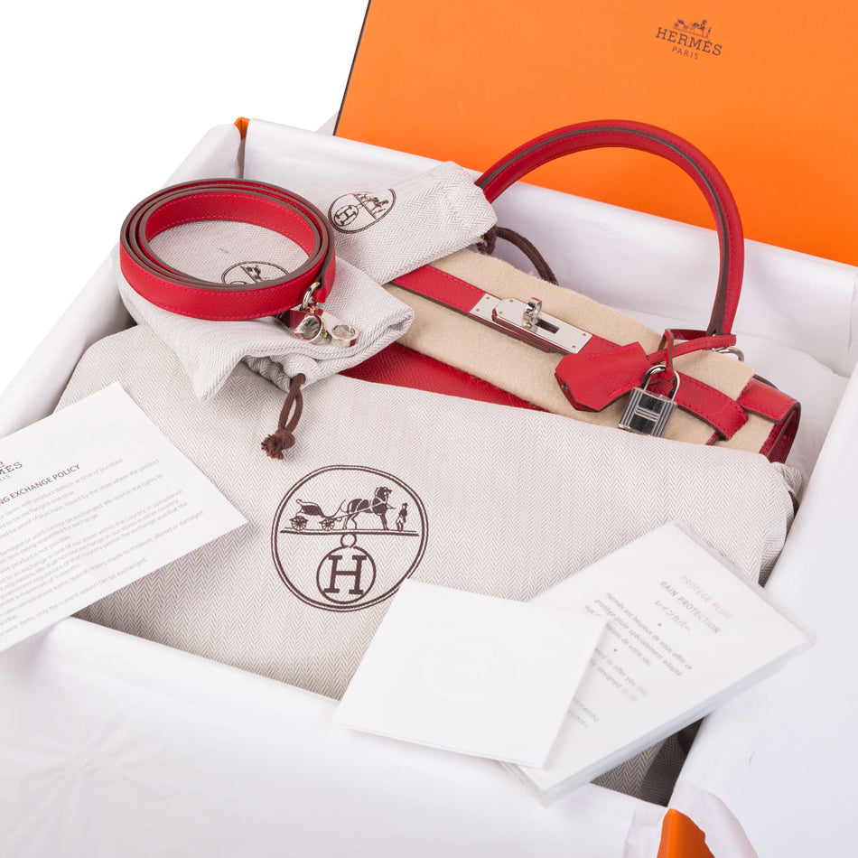 Kelly 28 - Rouge Casaque Sellier Epsom