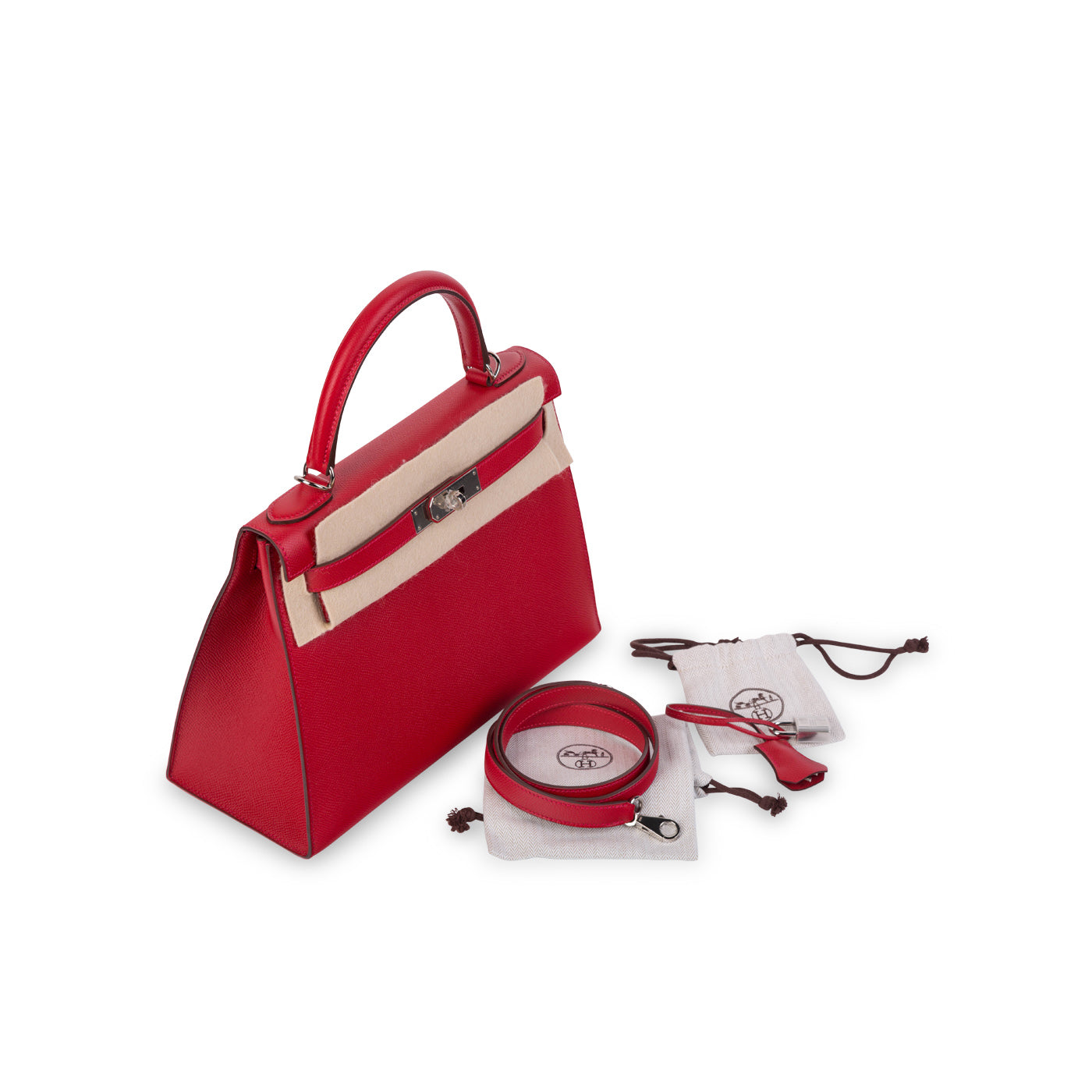 Kelly 28 - Rouge Casaque Sellier Epsom