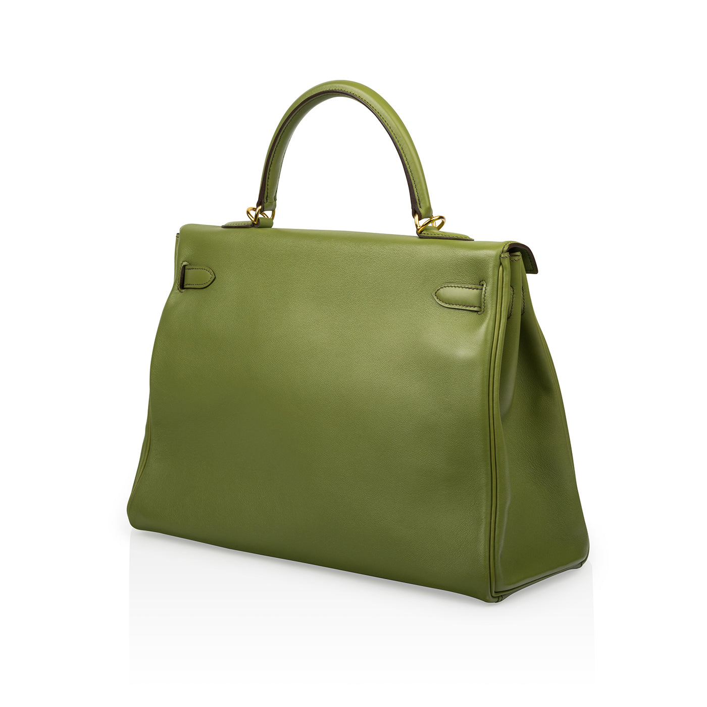 Kelly 35 - Vert Anis Swift leather