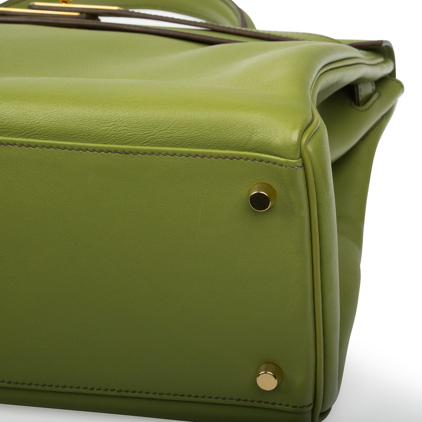 Kelly 35 - Vert Anis Swift leather