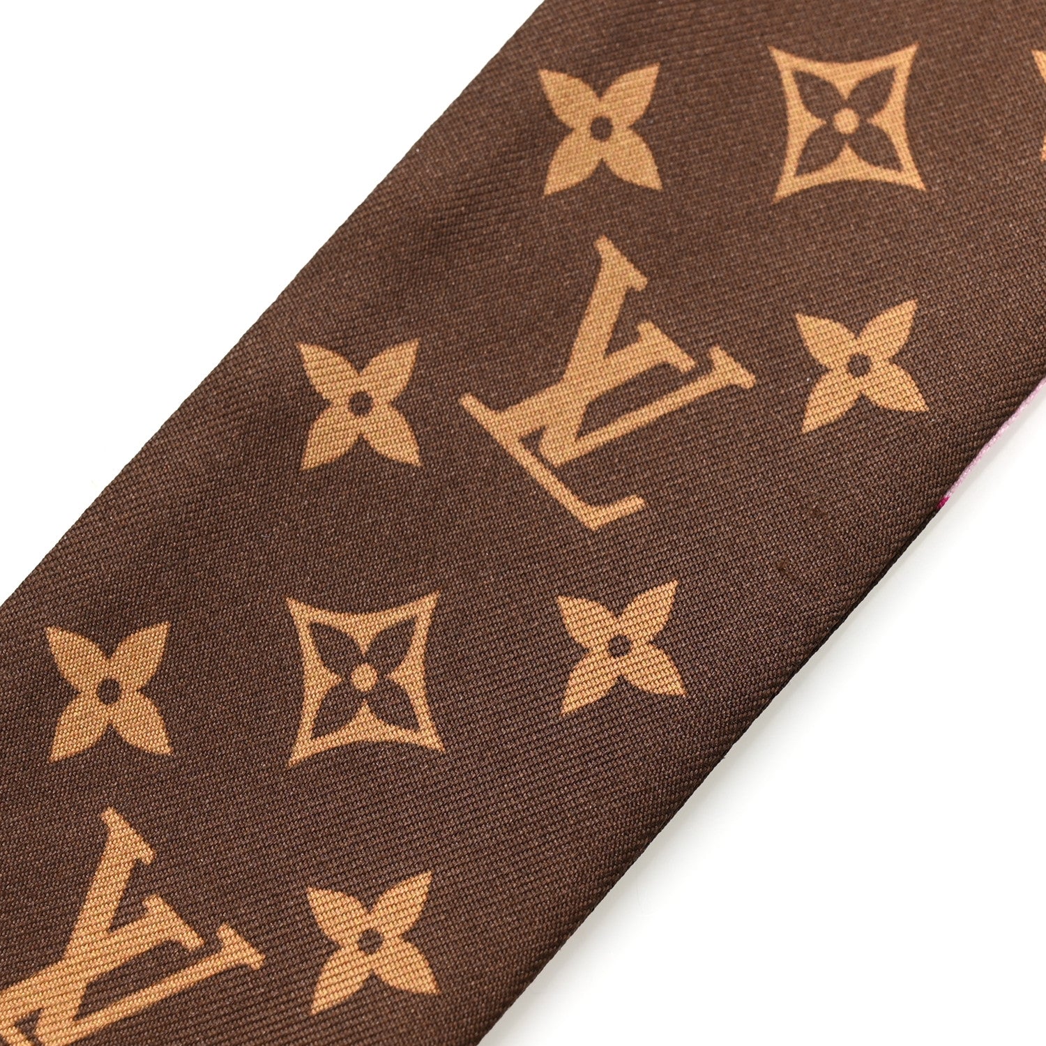 LV X TM Silk Monogram Cherry Blossom BB Bandeau Tan