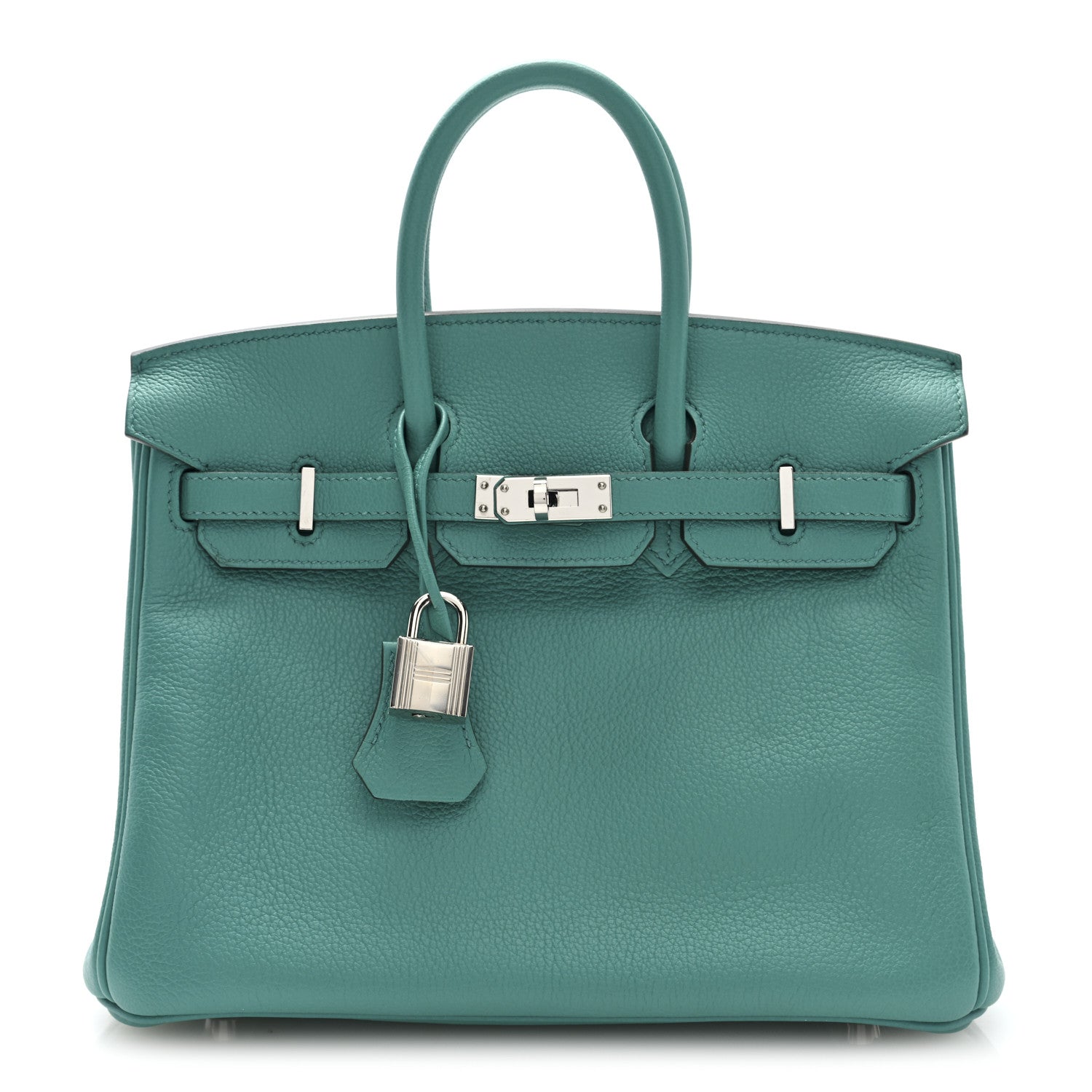 Taurillon Novillo Verso Birkin 25 Vert Verone Rose Lipstick