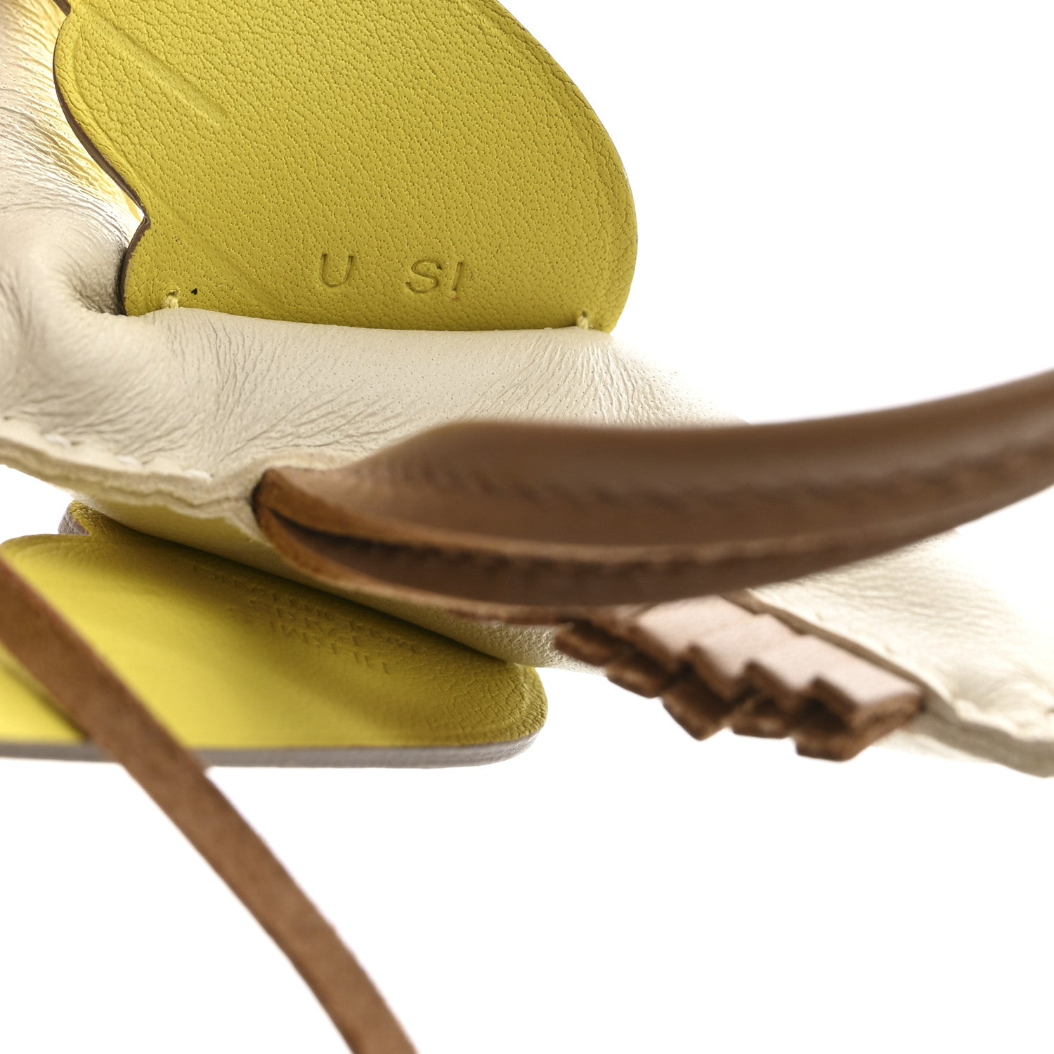 Milo Lambskin Grigri Rodeo Pegase Horse Bag Charm PM Craie Chai Lime