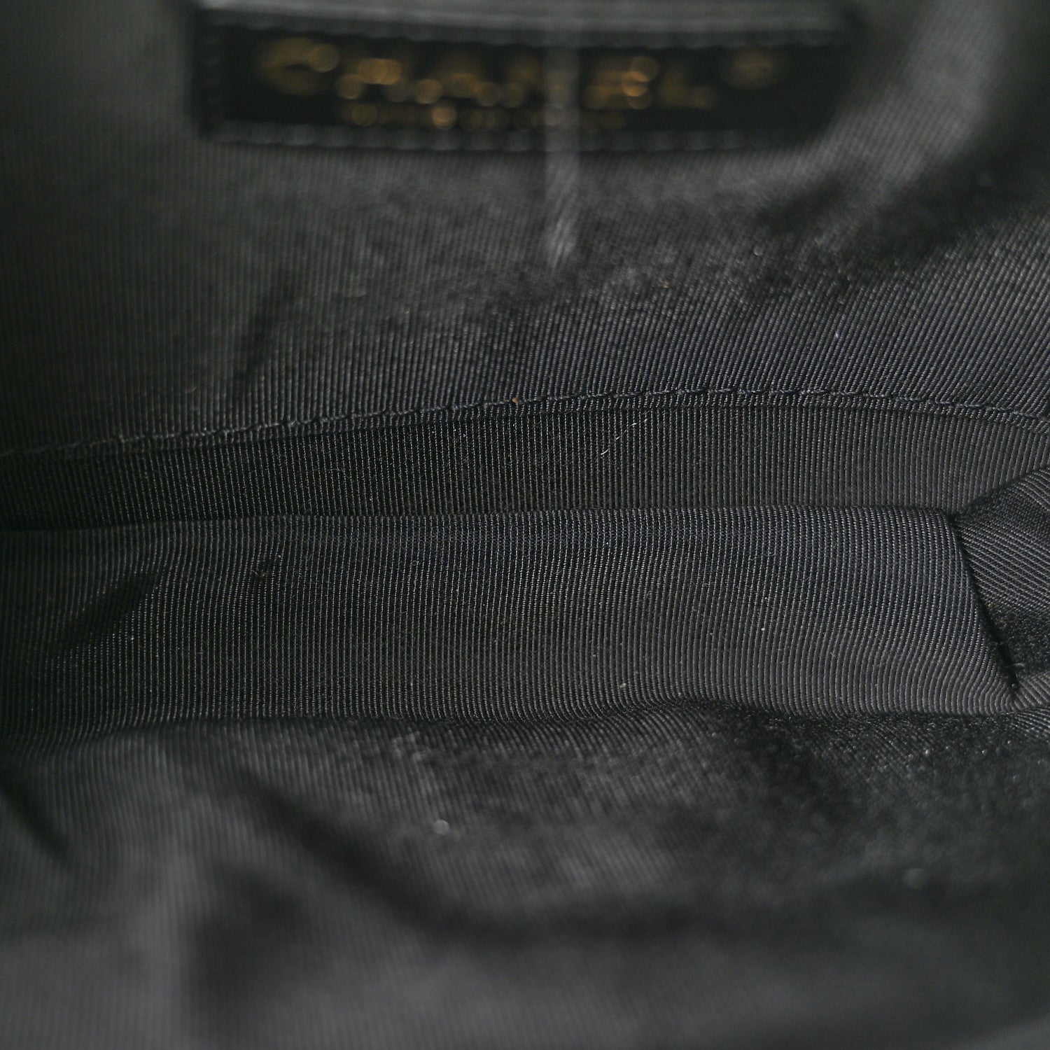 Lambskin Quilted Waist Bag Fanny Pack Black