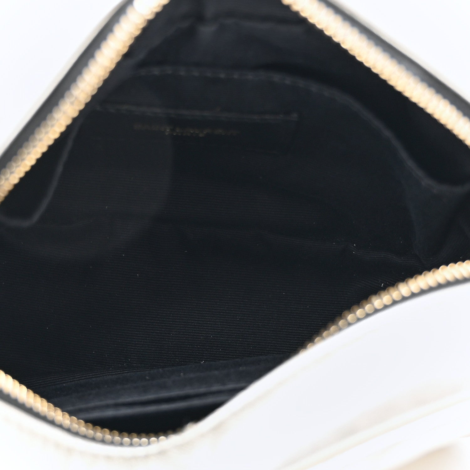 Metallic Calfskin Matelasse Monogram Lou Belt Bag Platino