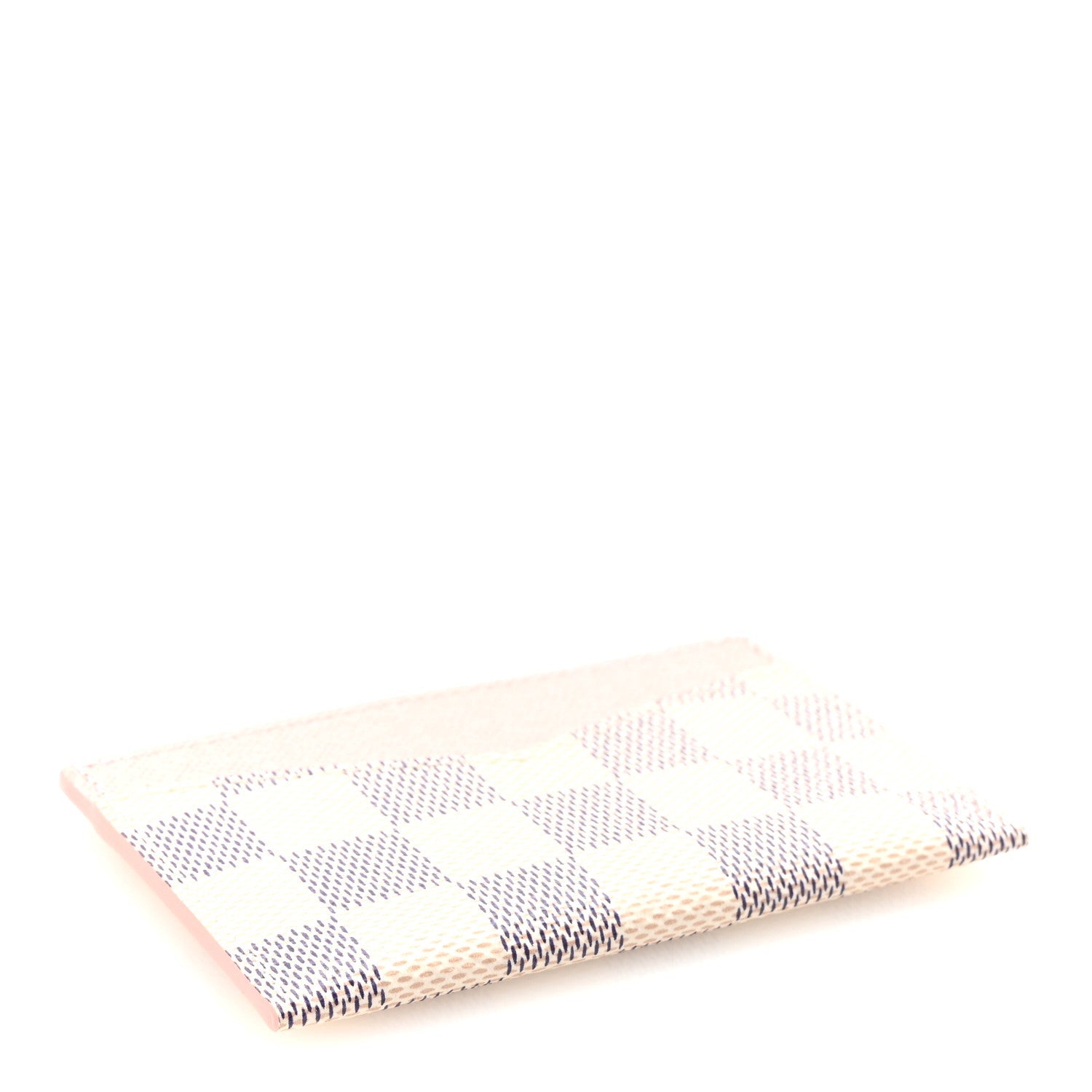 Damier Azur Daily Card Holder Rose Ballerine