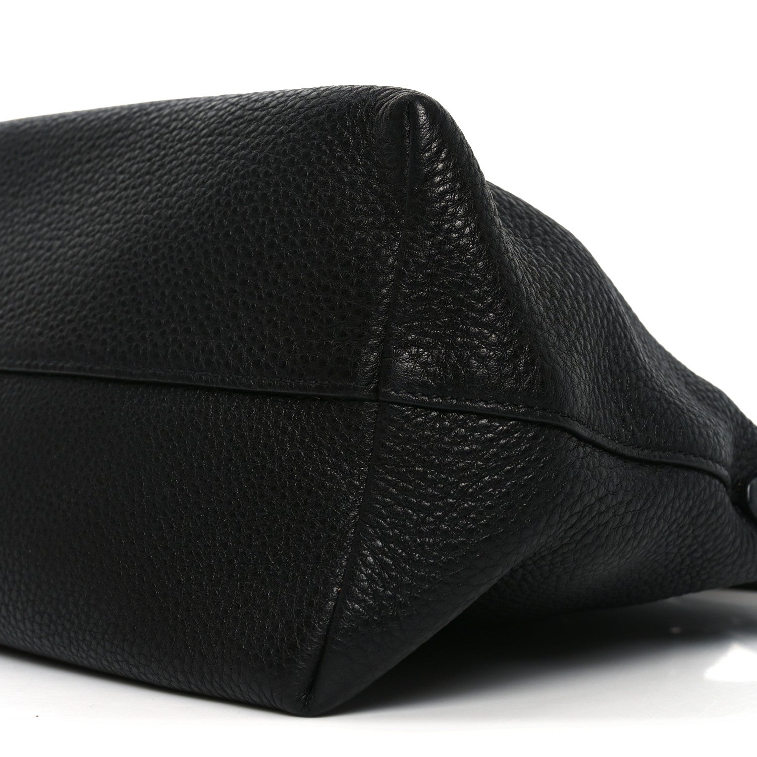 Vitello Daino Small Tote Black