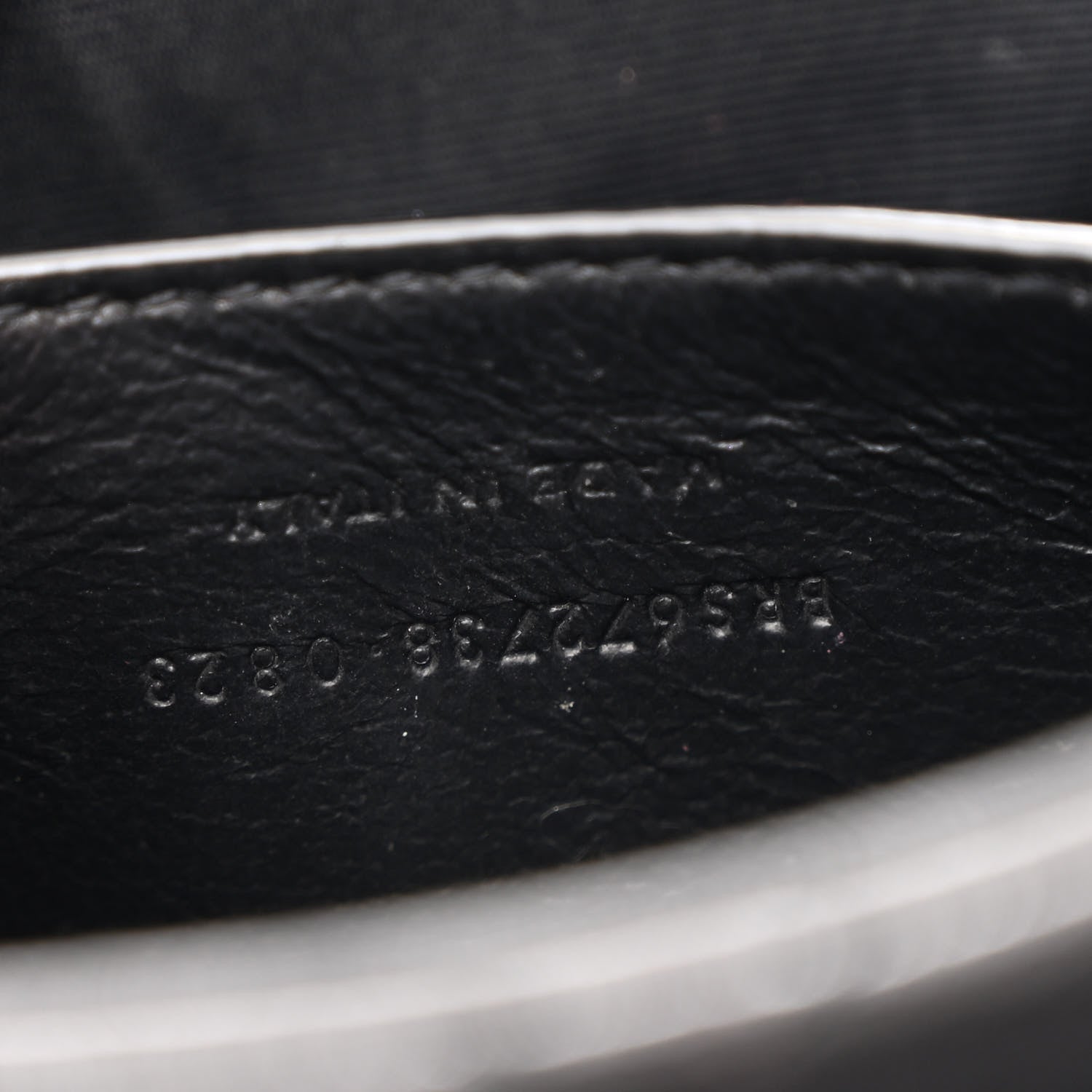 Lambskin Quilted Monogram Mini Nolita Black