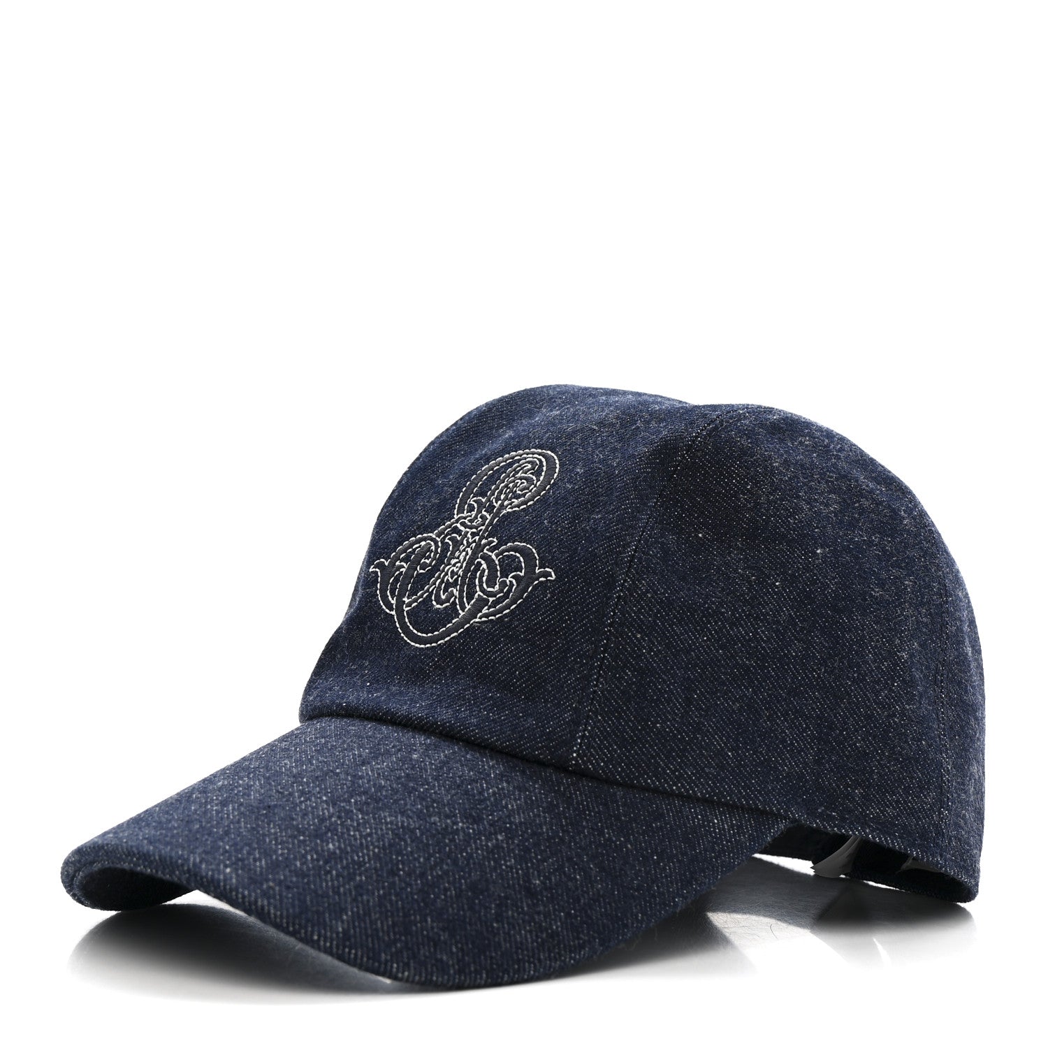 Denim Embroidered Davis Emile Hat 57 Indigo