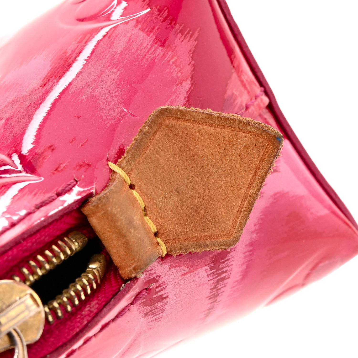 Vernis Ikat Cosmetic Pouch Rose Indien