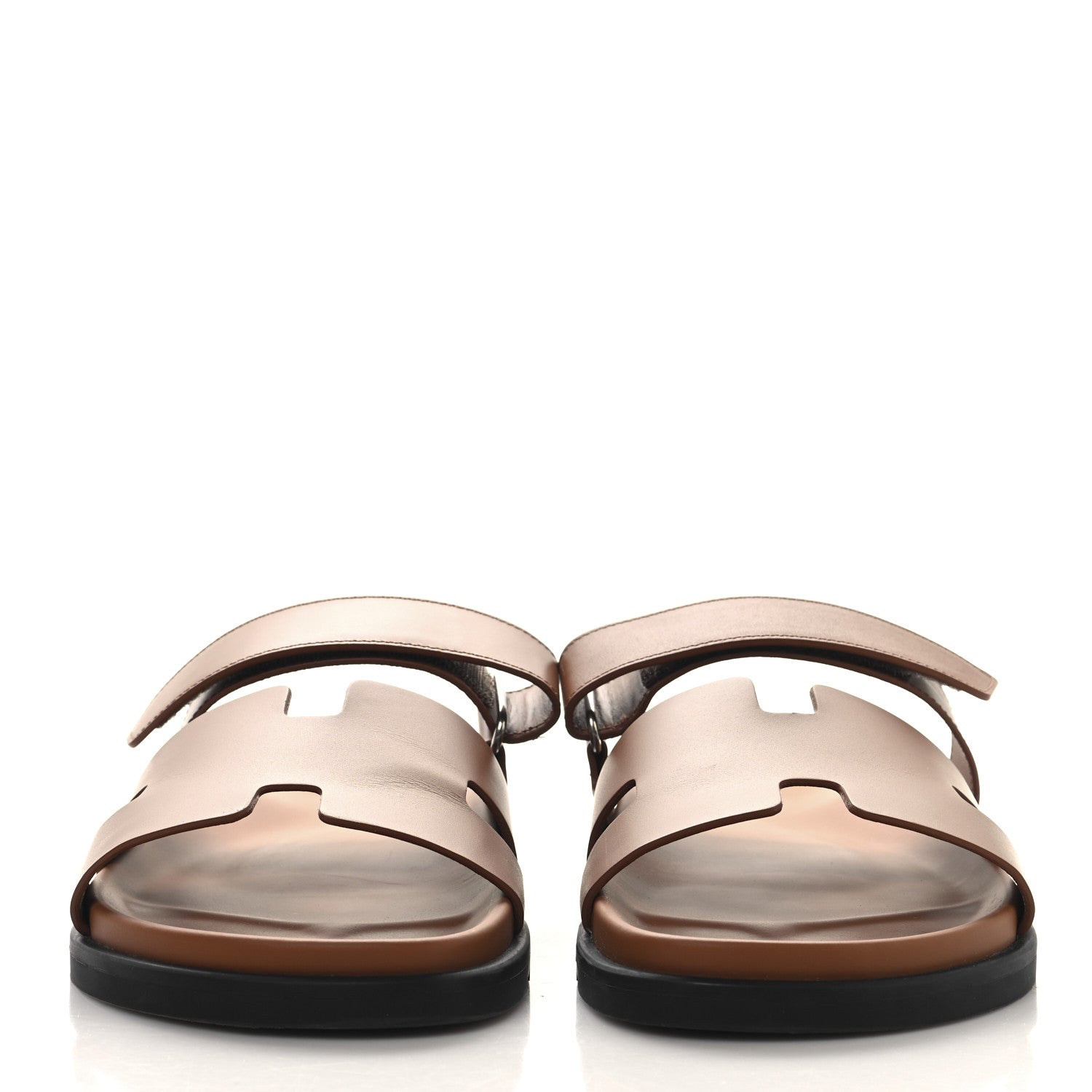 Calfskin Mens Chypre Sandals 44 Beige Dore