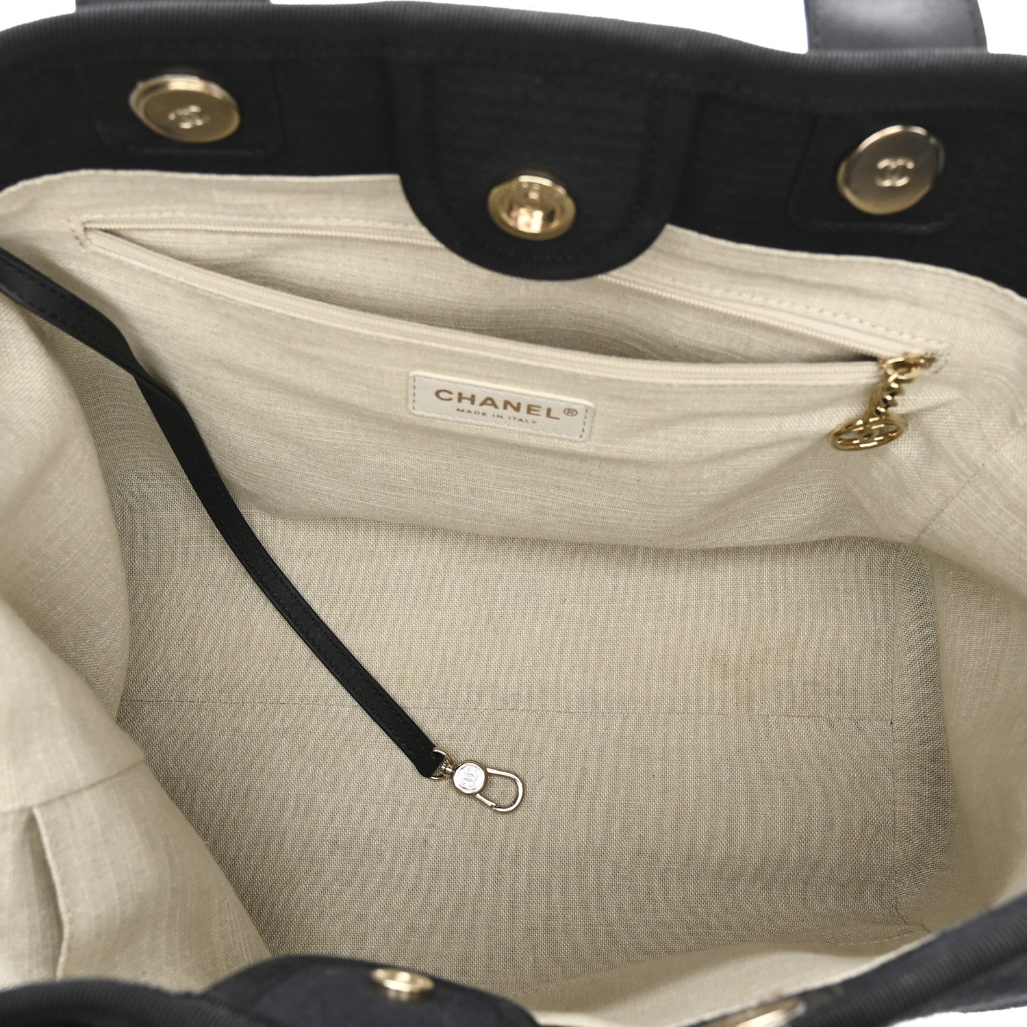 Mixed Fibers Small Deauville Tote Black