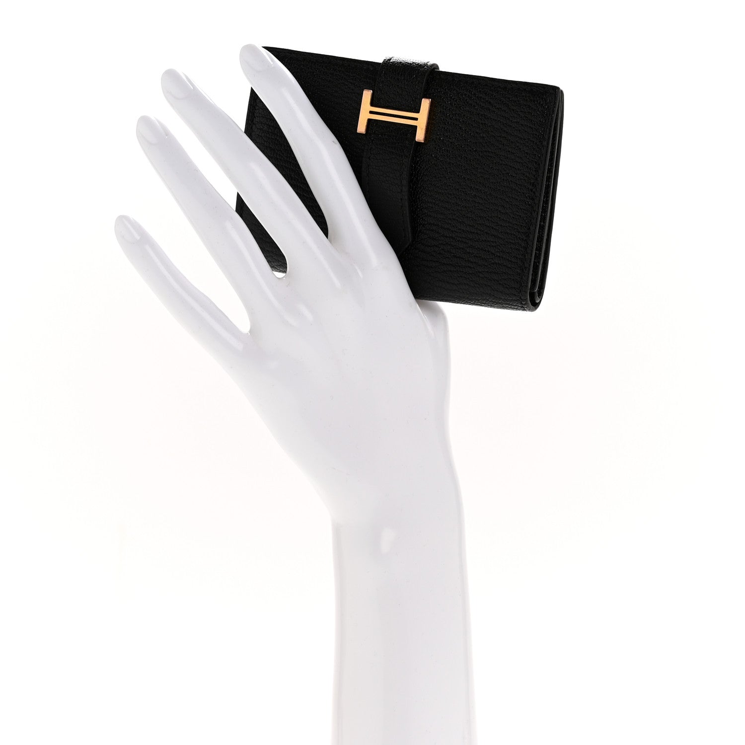 Chevre Mysore Mini Bearn Wallet Black