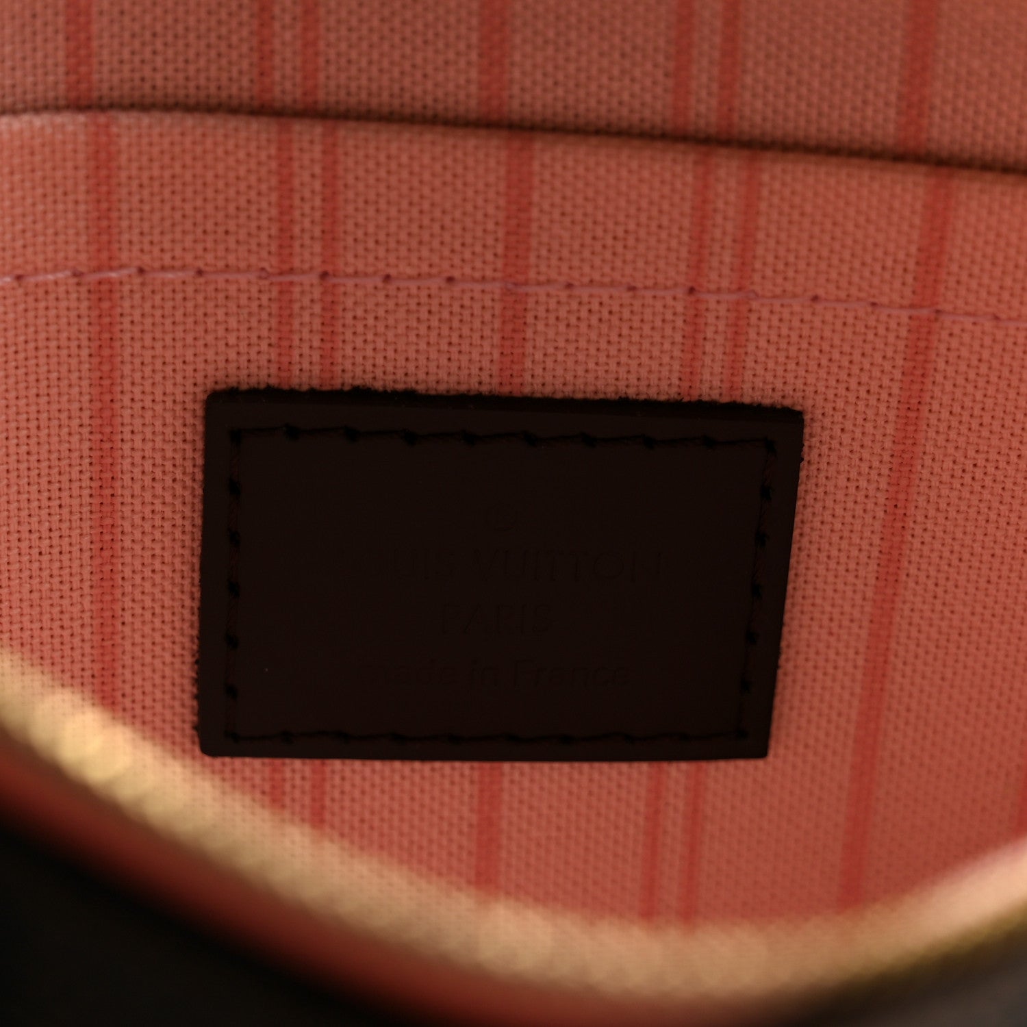 Damier Ebene Neverfull MM GM Pochette Rose Ballerine