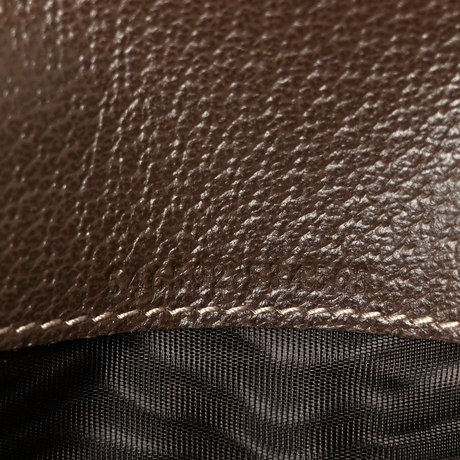 GG Supreme Monogram Web Ophidia Wallet On Chain Brown