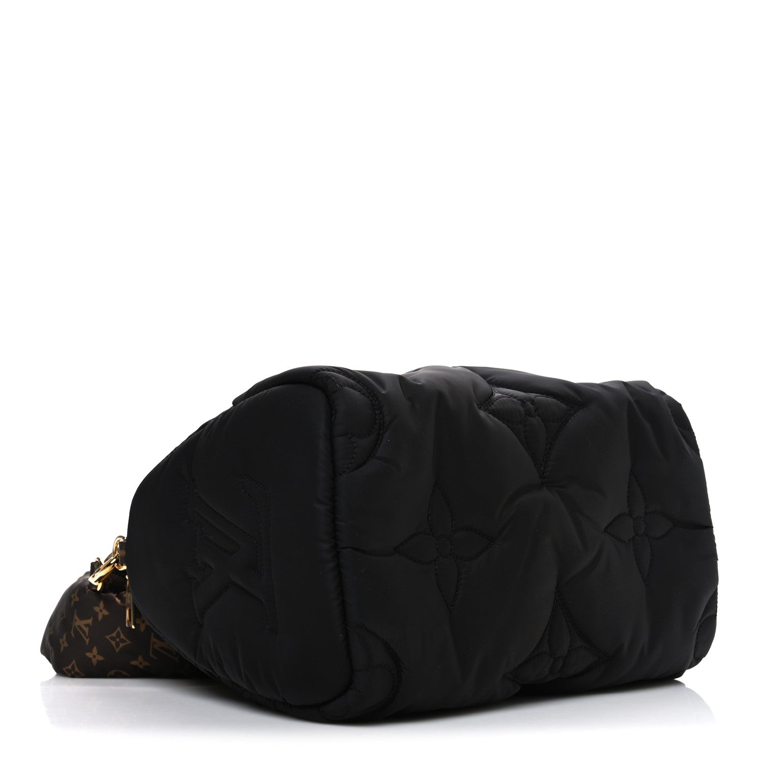 Econyl Mini Monogram Pillow Speedy Bandouliere 25 Black